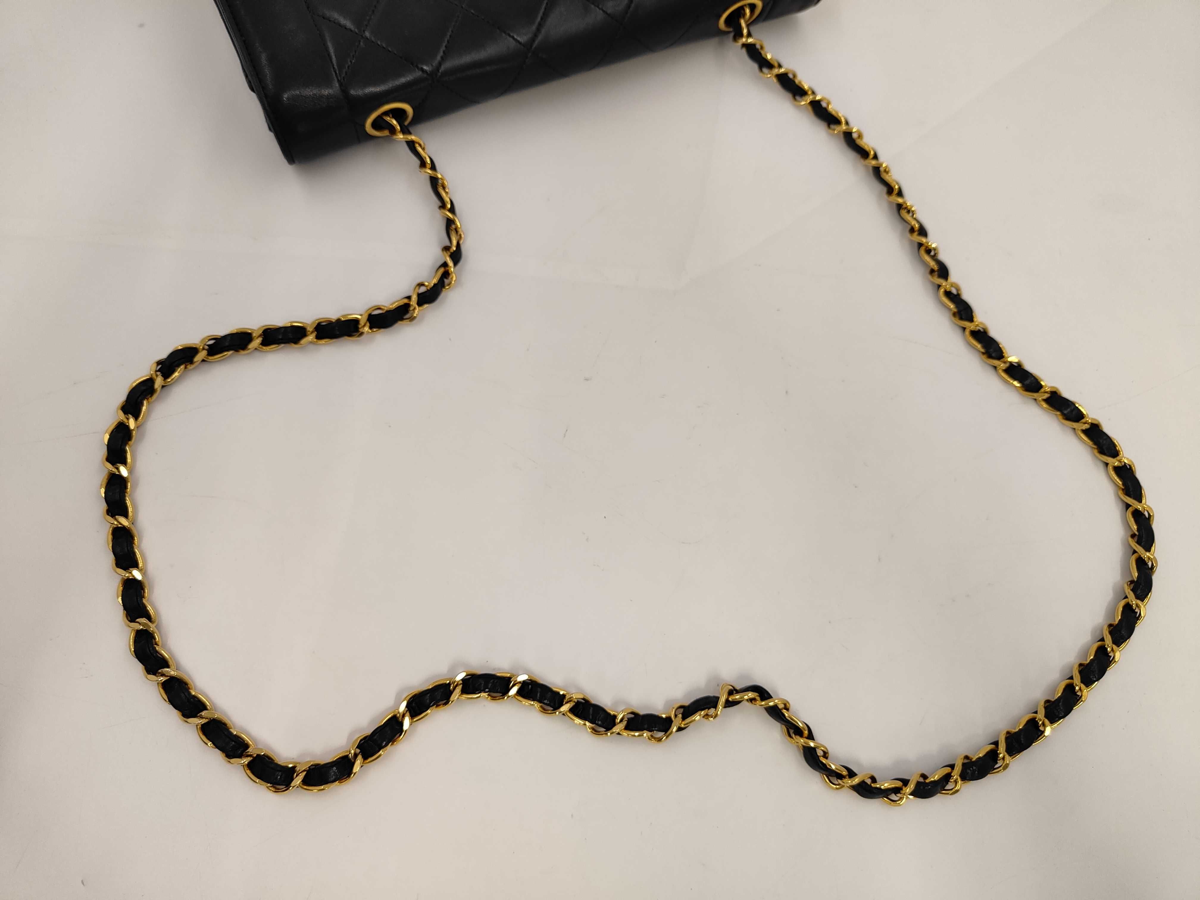 Diana Lambskin Chain Shoulder Bag — view 3