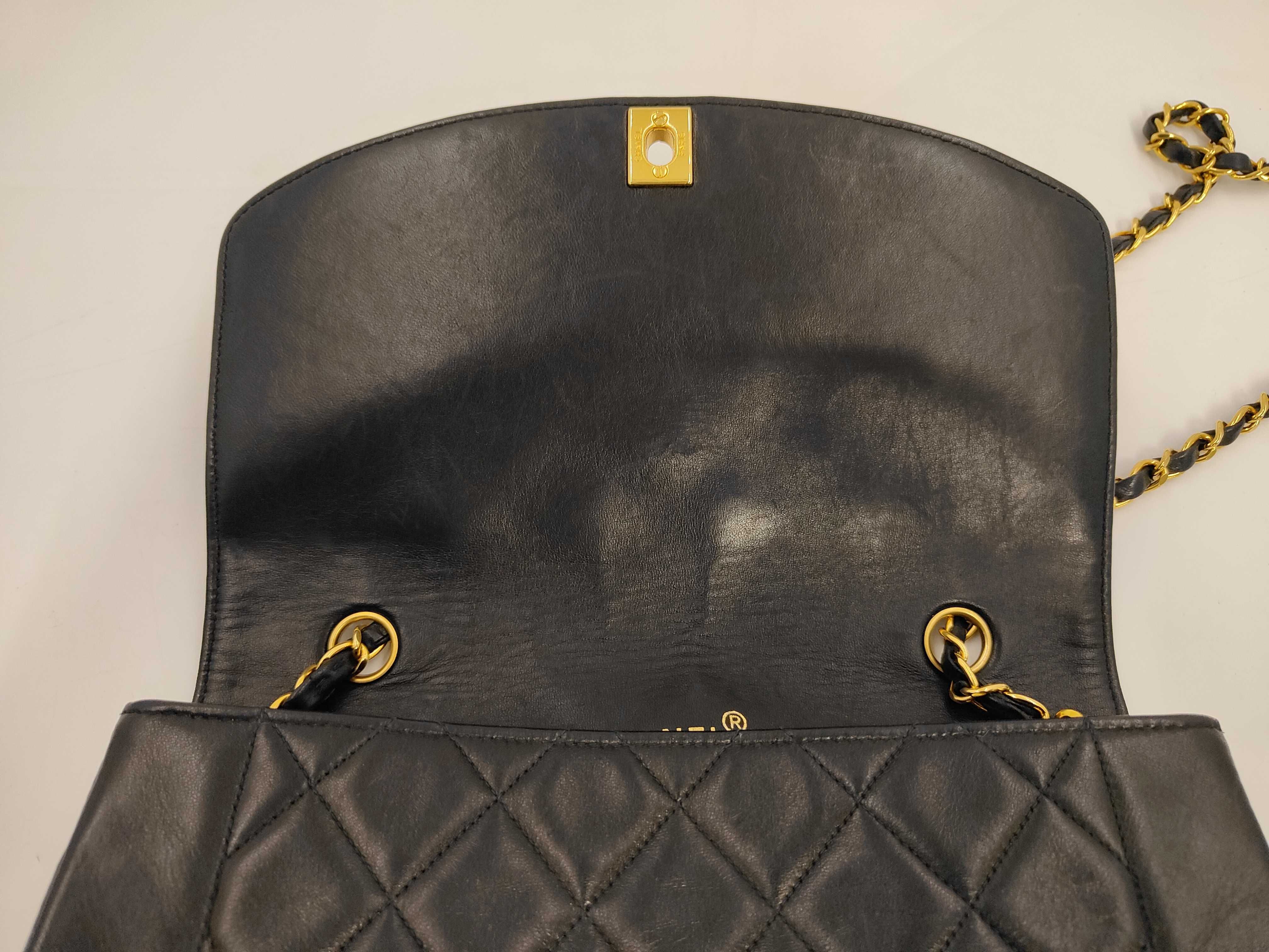Diana Lambskin Chain Shoulder Bag — view 8
