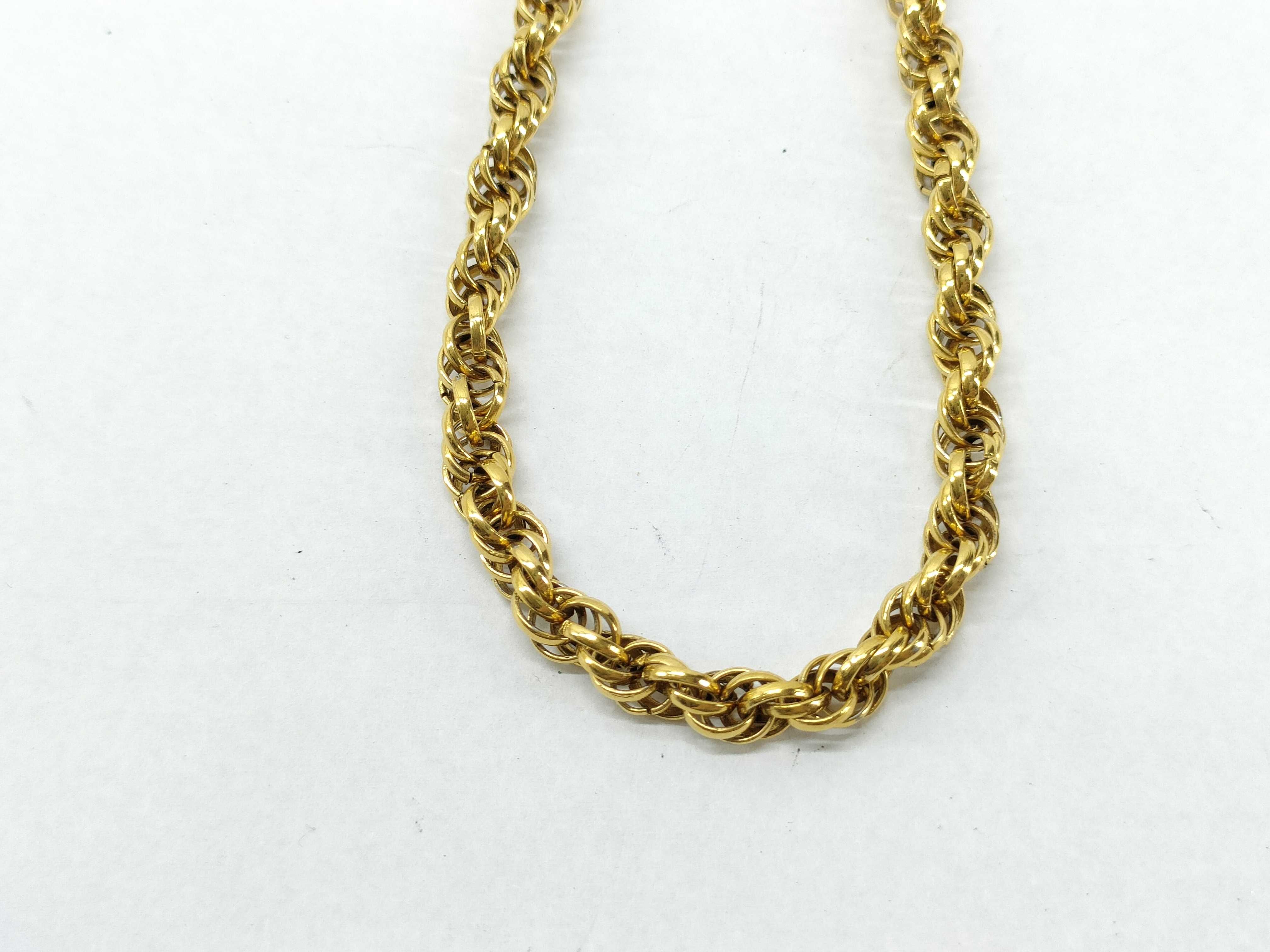 necklace with logo, gold. — view 2