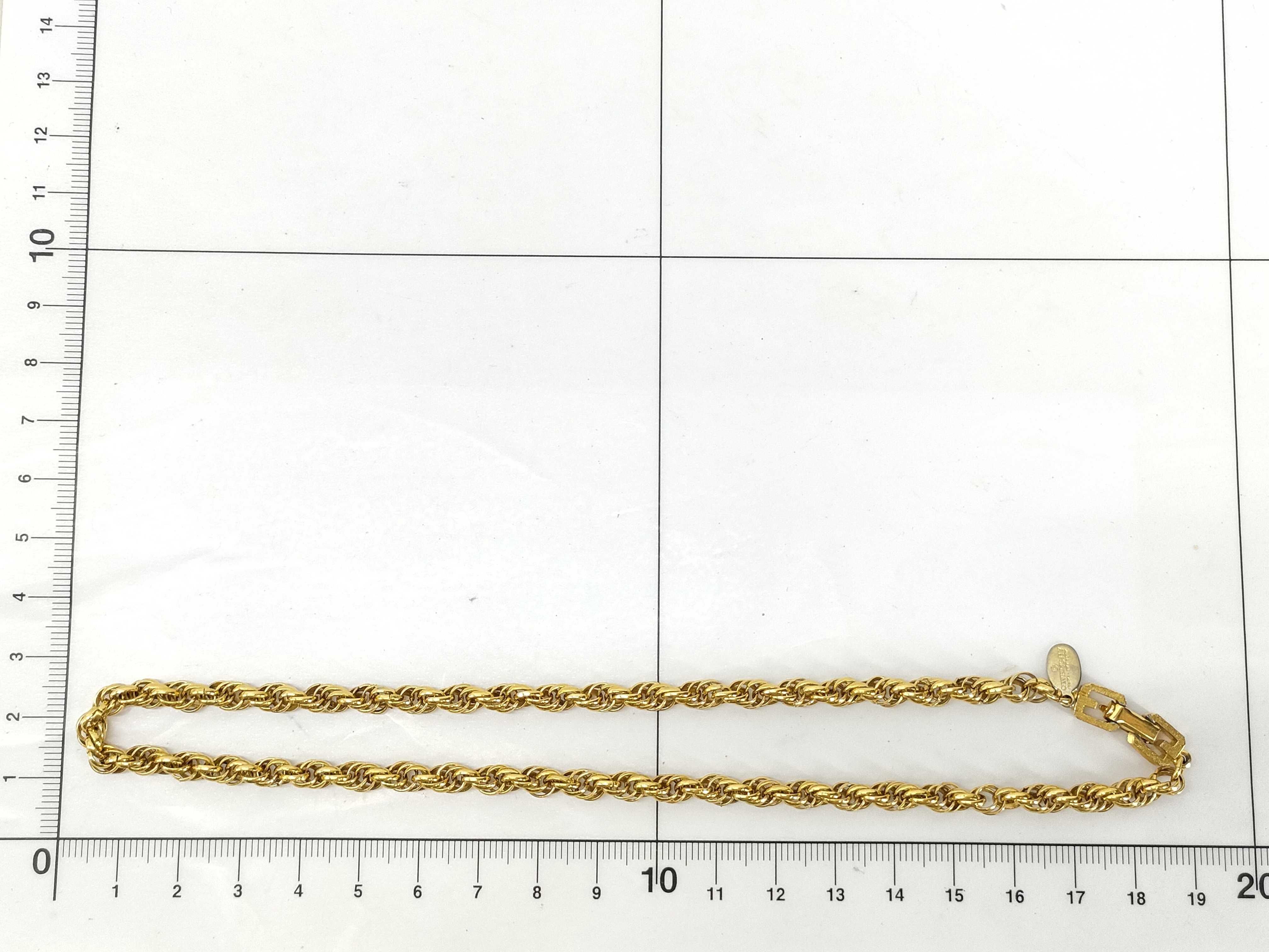necklace with logo, gold. — view 6