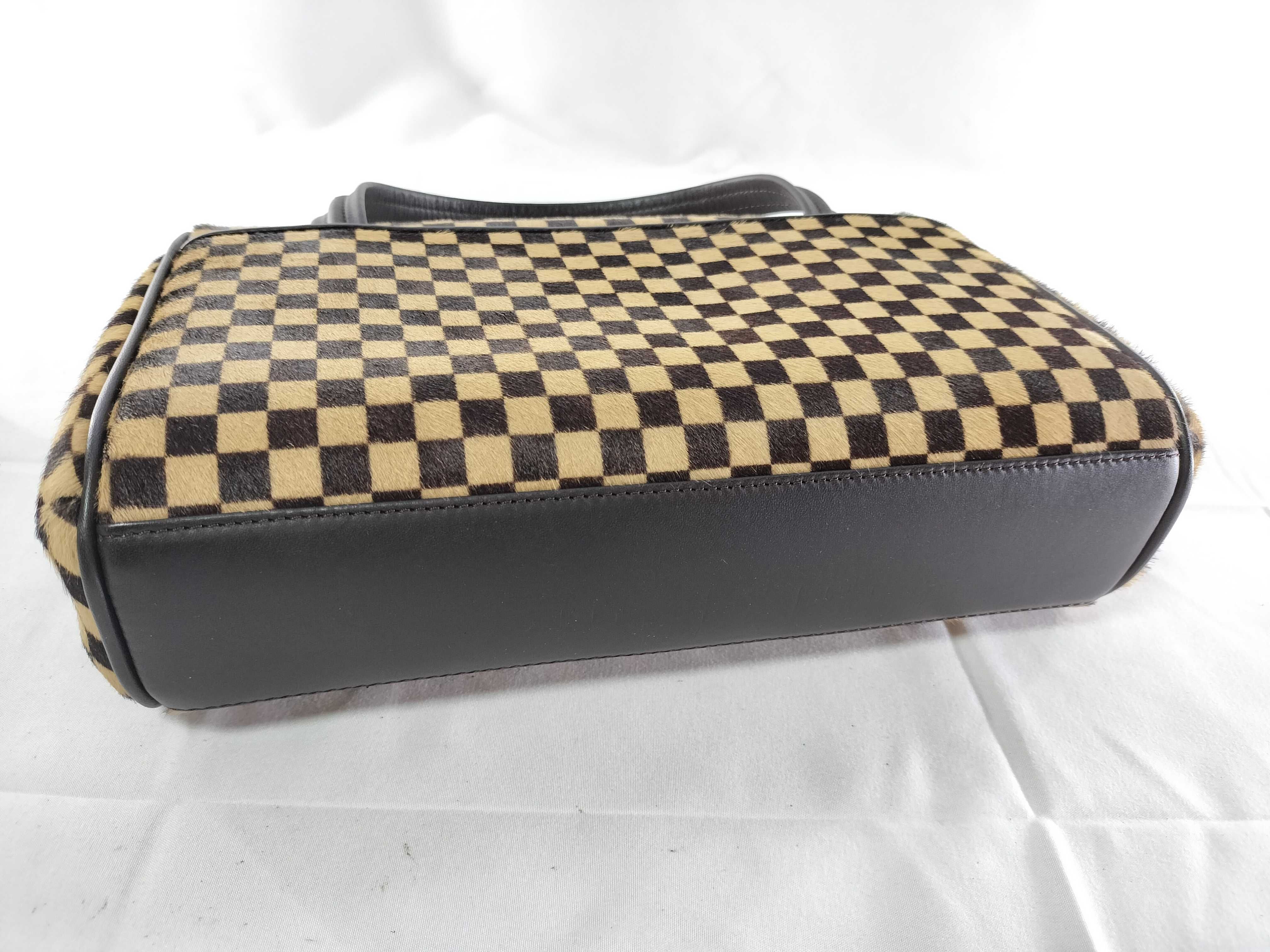 Damier Sauvage Calf Hair Lion Handbag — view 7