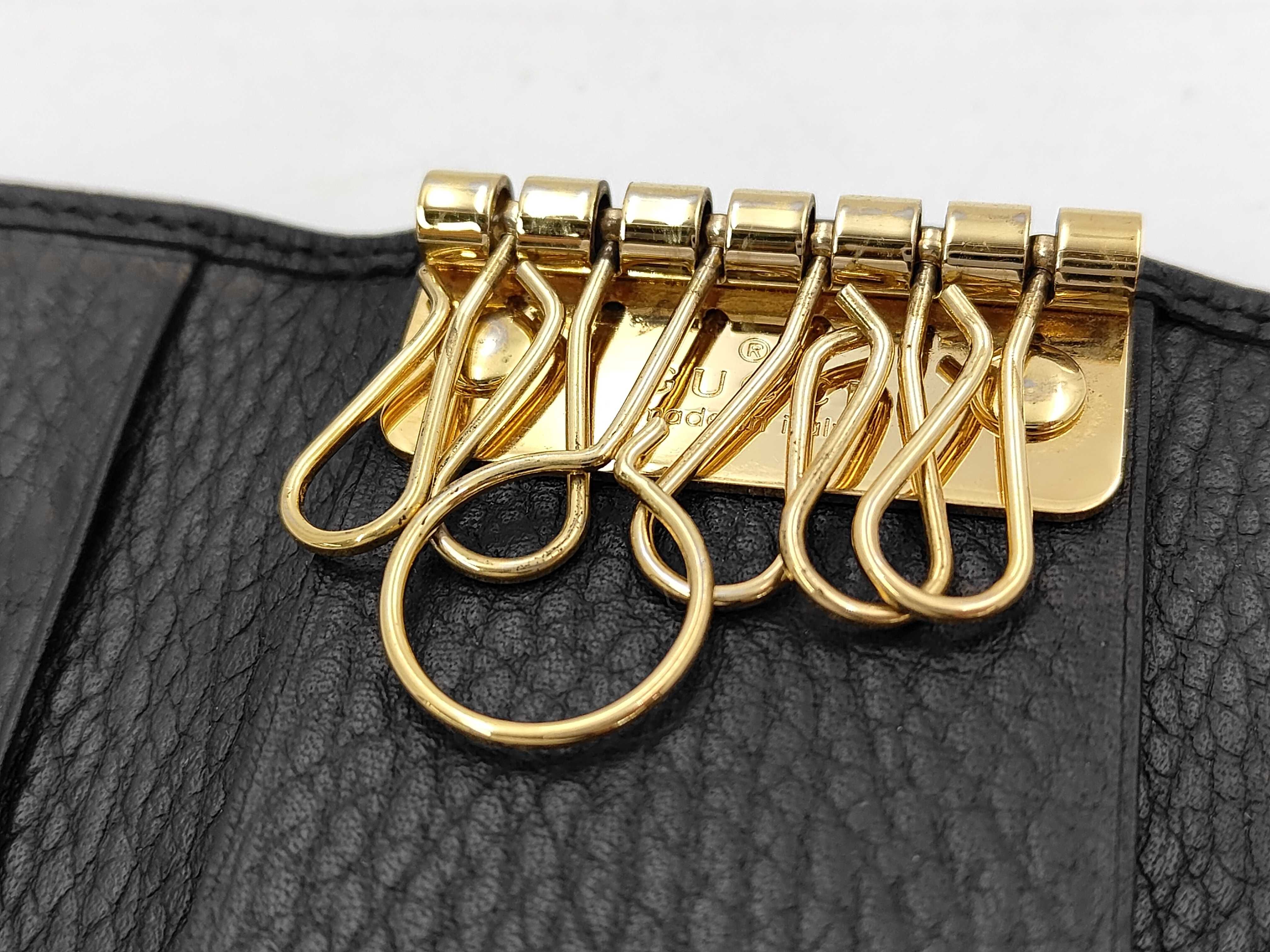 GG Marmont Leather 6-Key Case, Black, Excellent Condition, Wallet — view 5