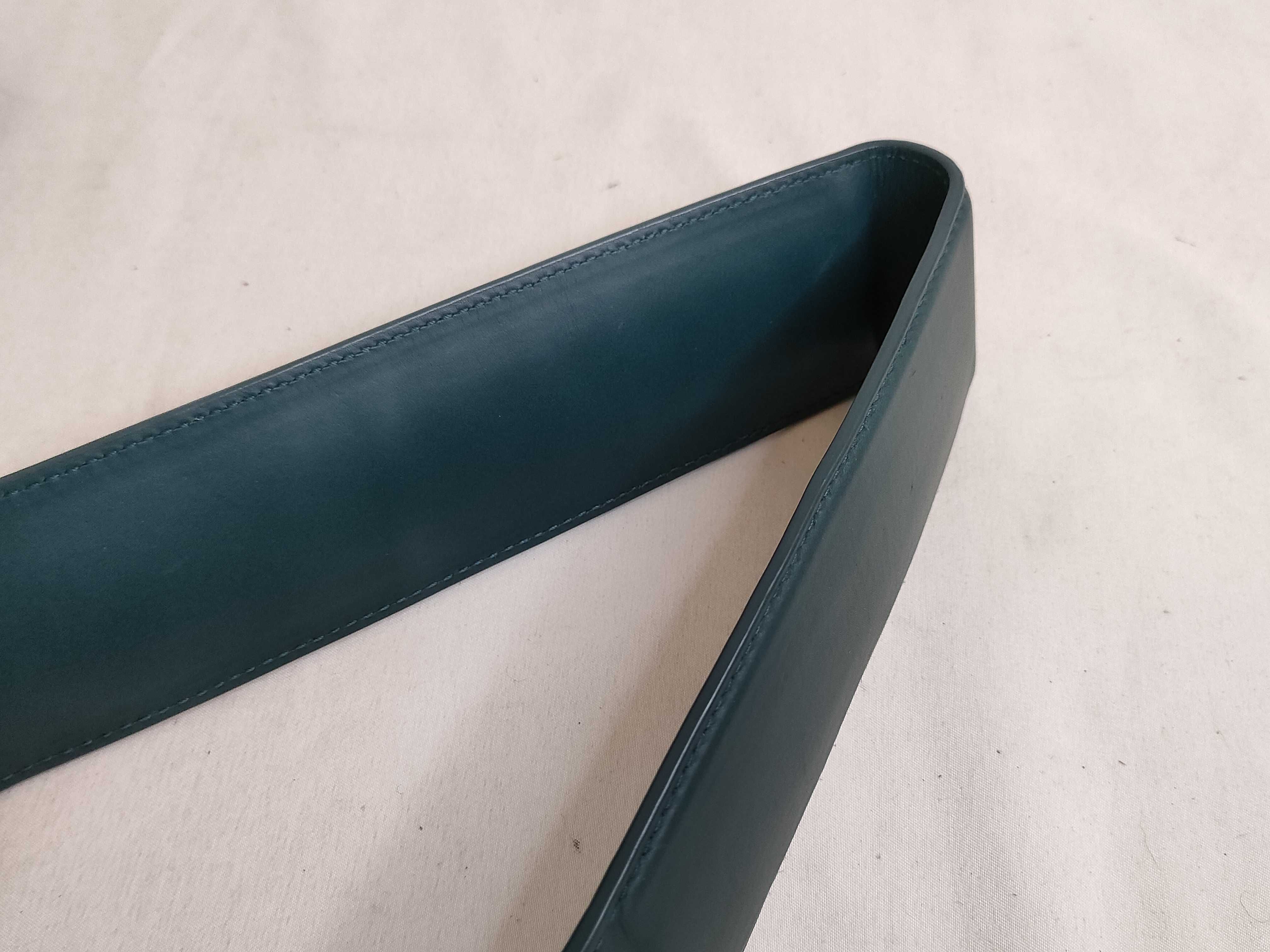 Intrecciato PH - Teal Leather Intrecciato Shoulder Bag — view 4