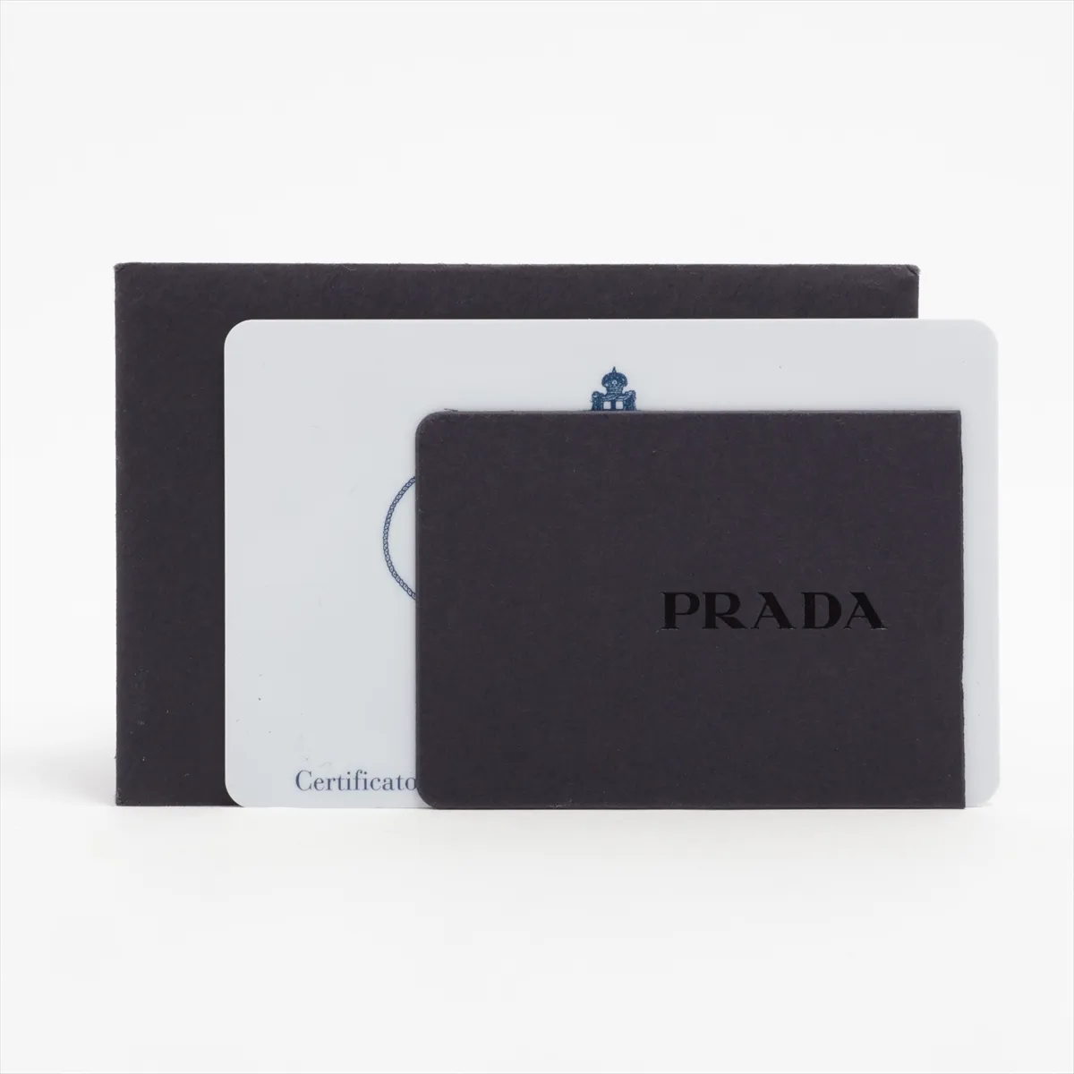 Logo Leather Chain Wallet, Navy, 1ZH051 — view 9