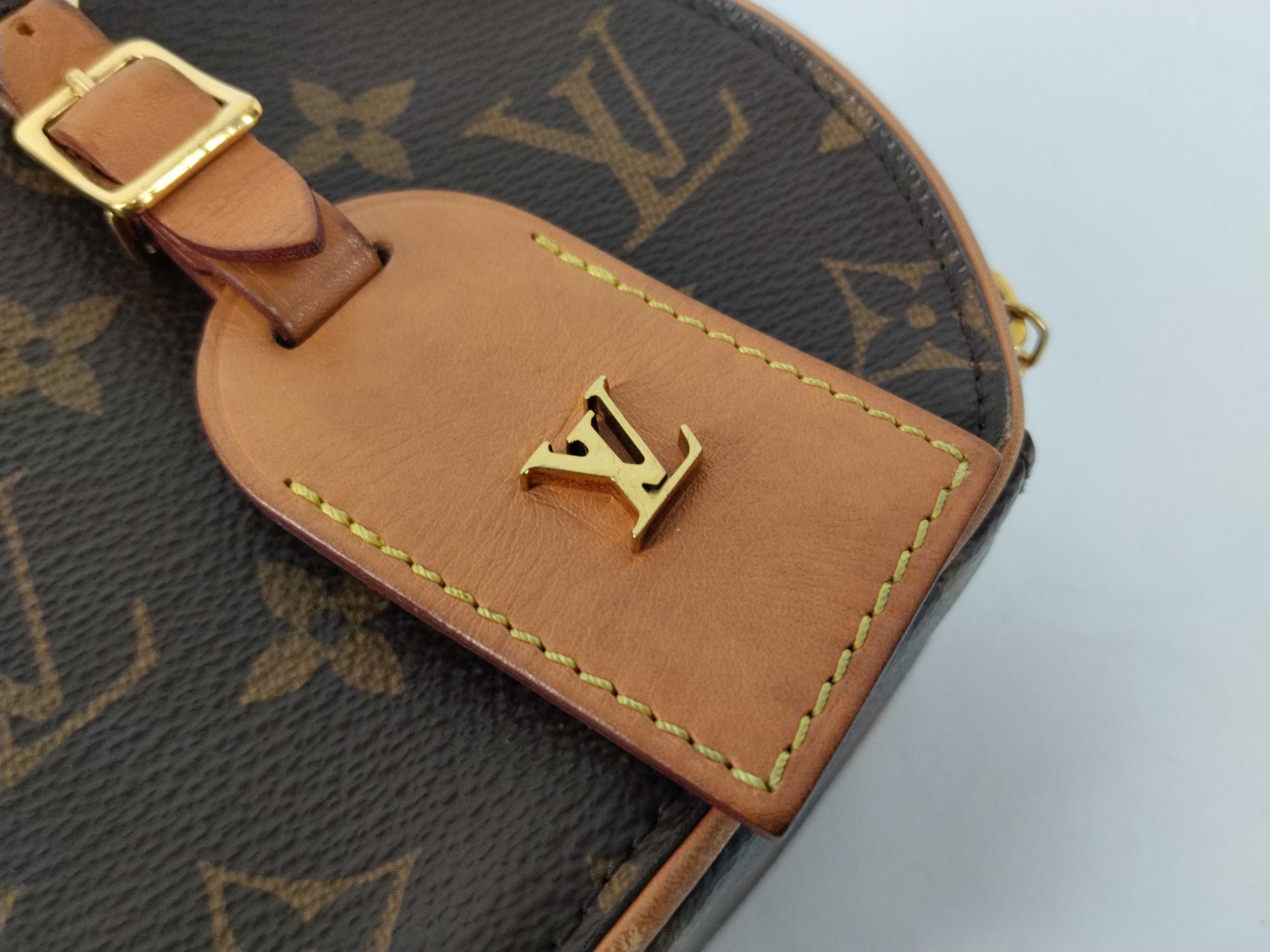 Monogram Louis Vuitton Boite Chapeau Chain Shoulder Bag — view 12