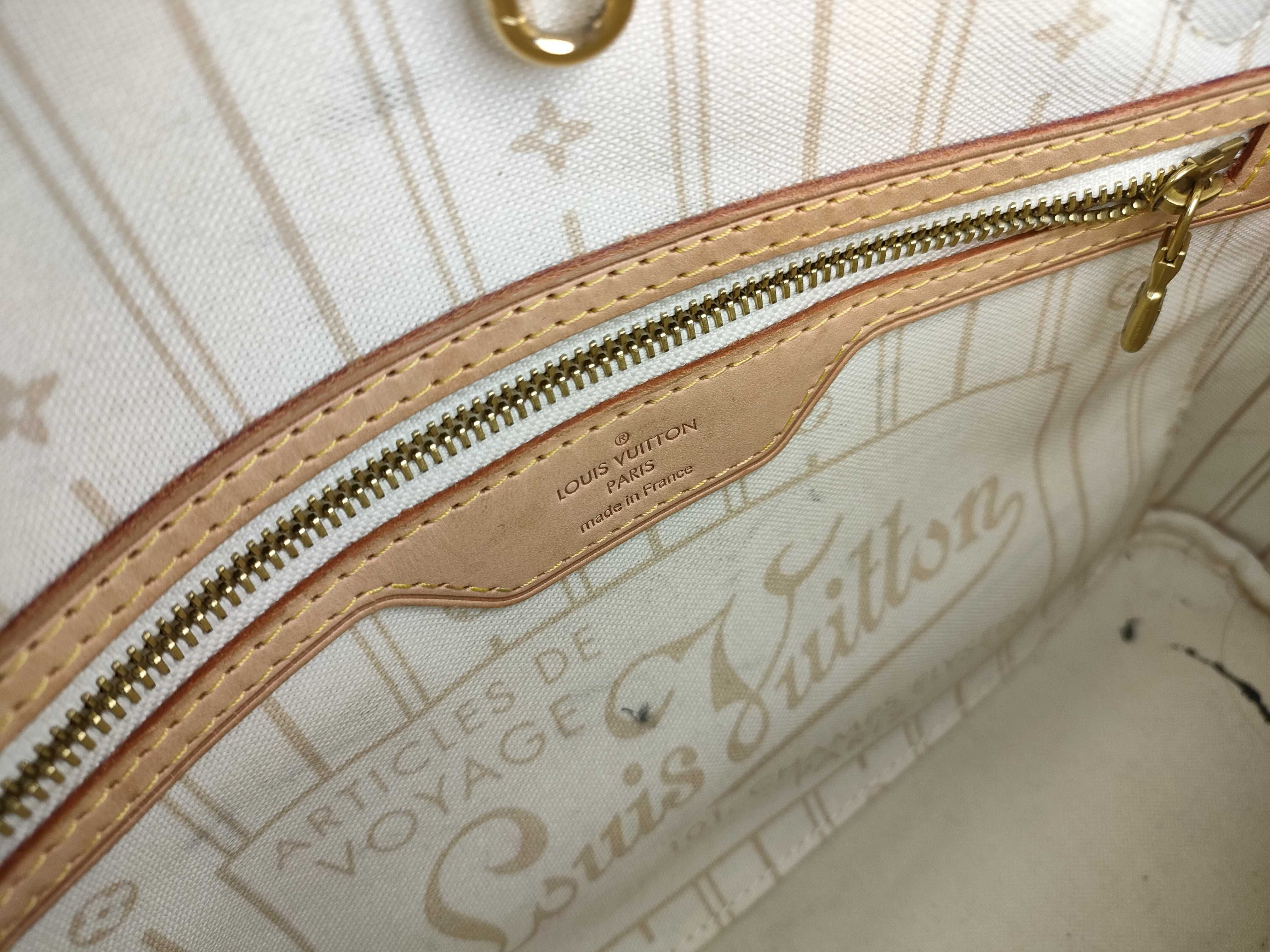 Damier Azur Neverfull PM Tote Bag N51110 — view 11