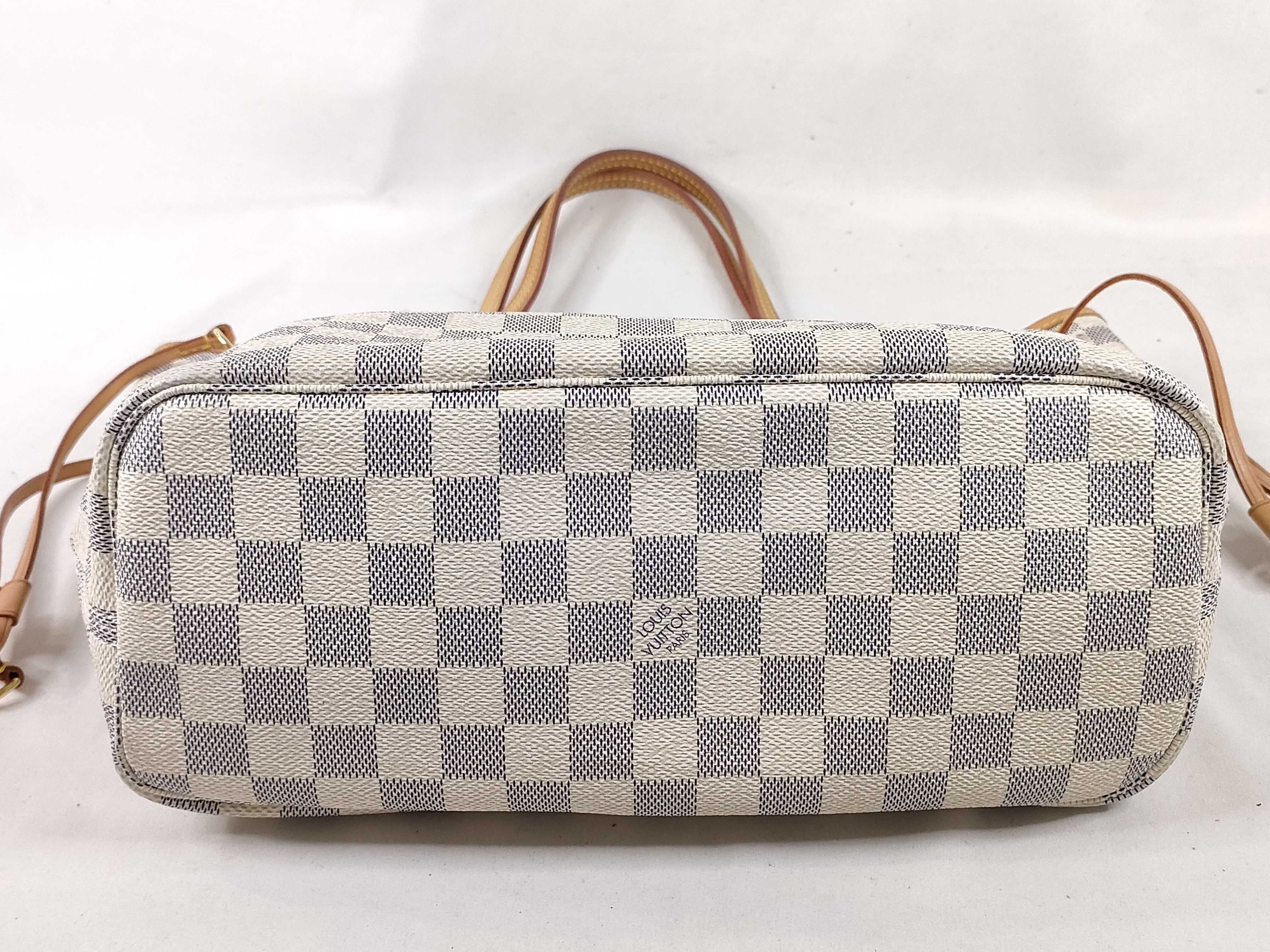 Damier Azur Neverfull PM Tote Bag N51110 — view 7