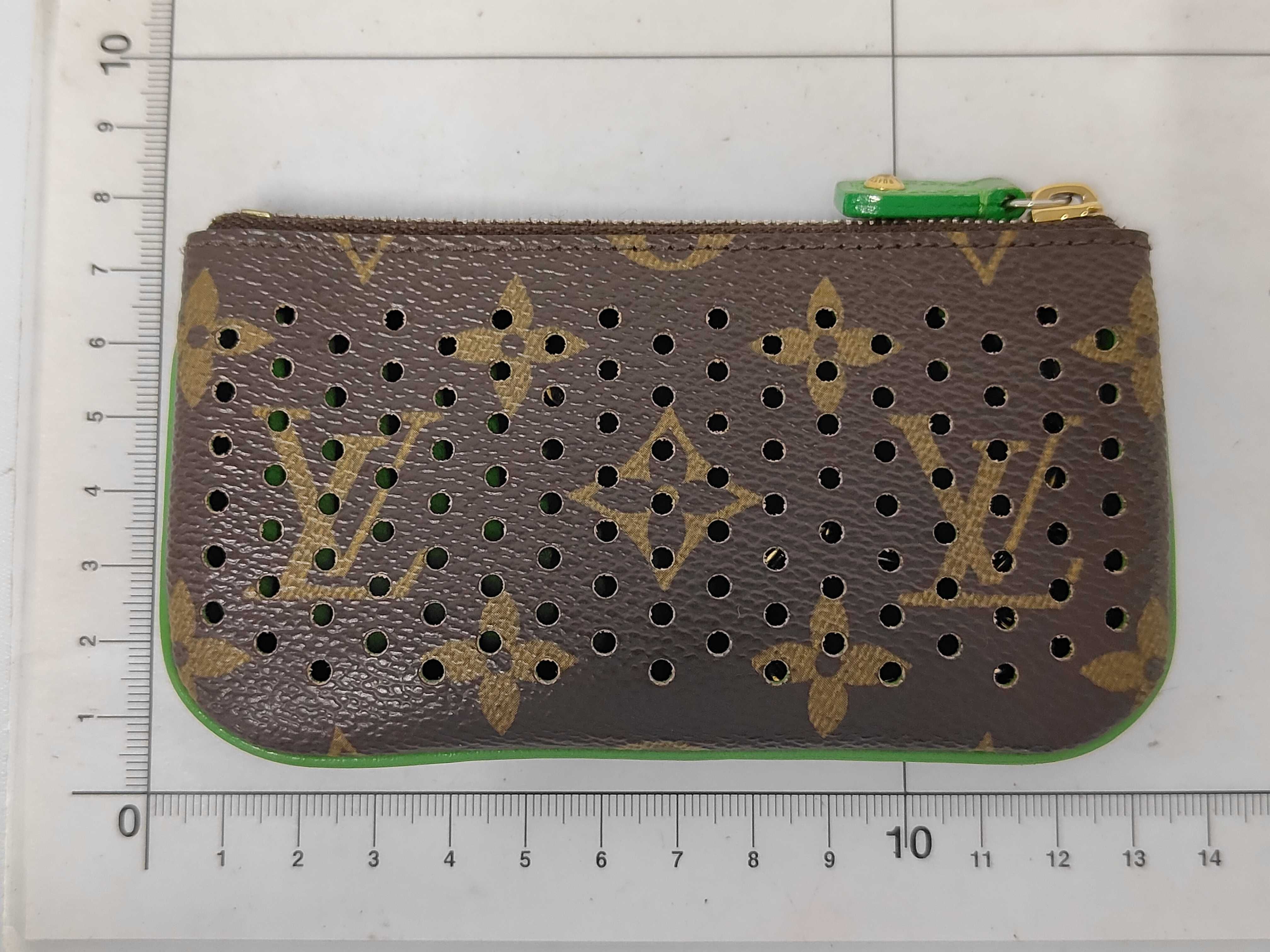 Monogram Perforated Pochette Clé Coin Case, Wallet, M95186 SP0036 Coin Case — view 2