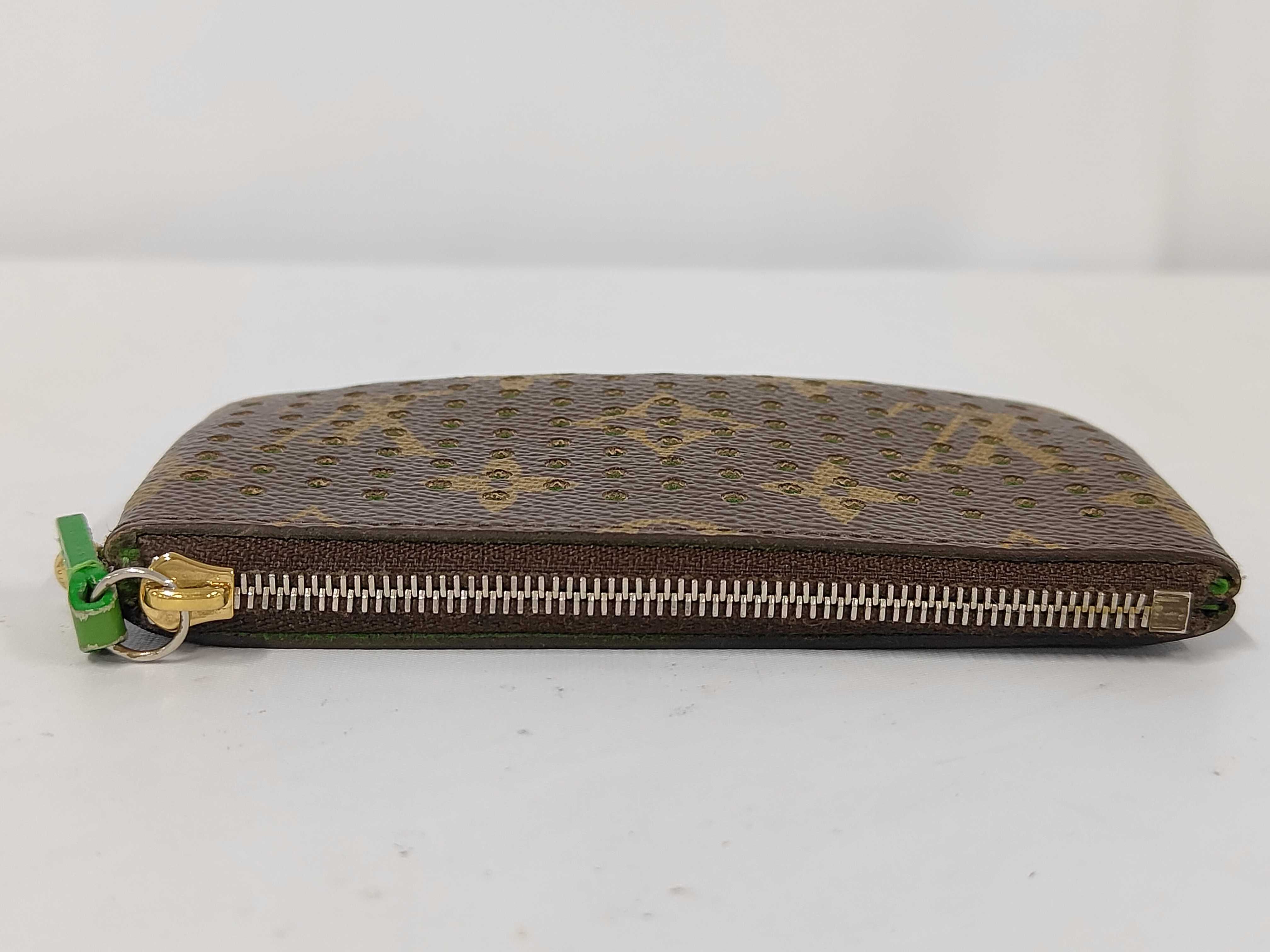 Monogram Perforated Pochette Clé Coin Case, Wallet, M95186 SP0036 Coin Case — view 7