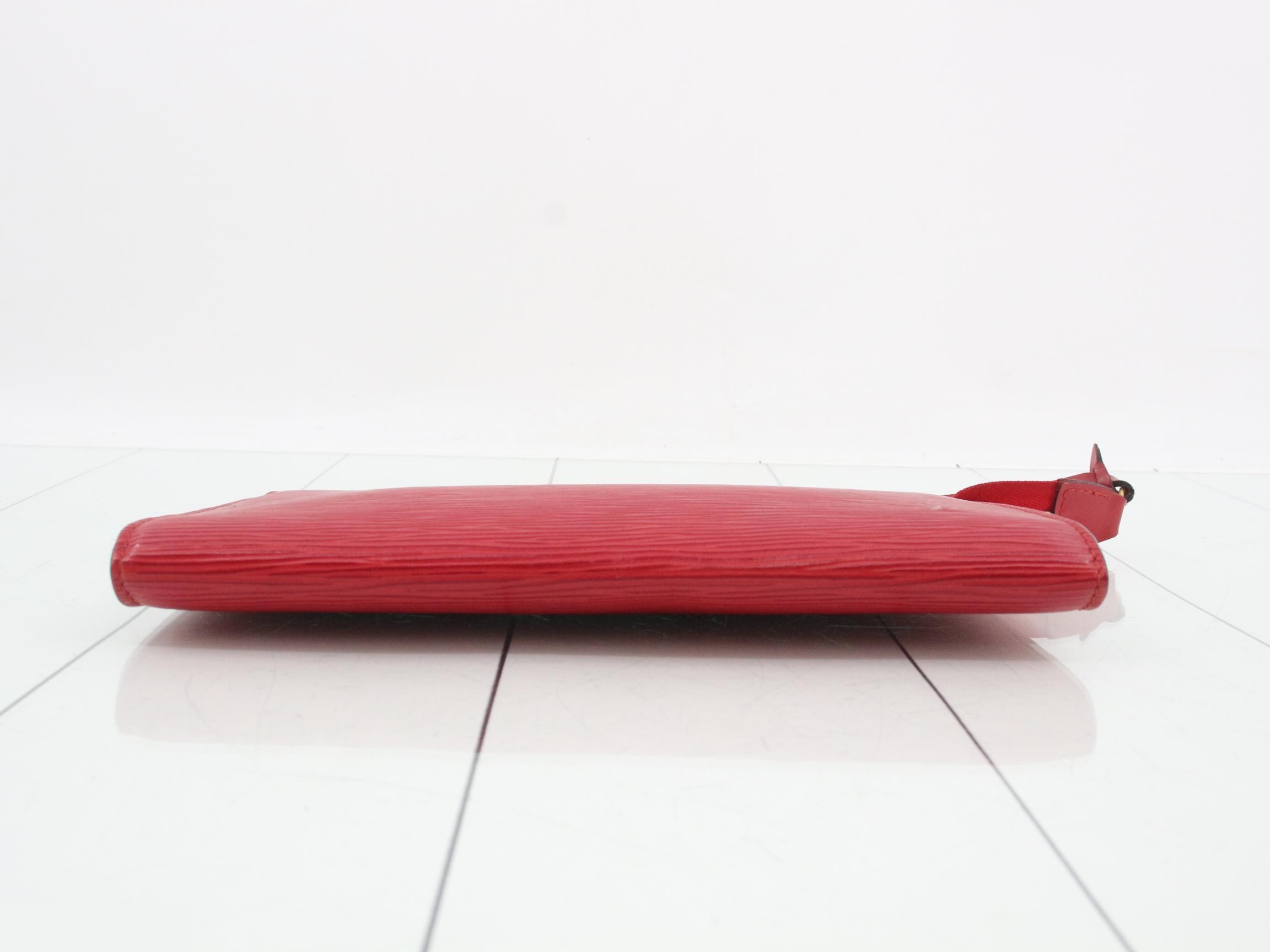 Pochette Accessoires, Castilian Red, with dust bag and box. — view 3
