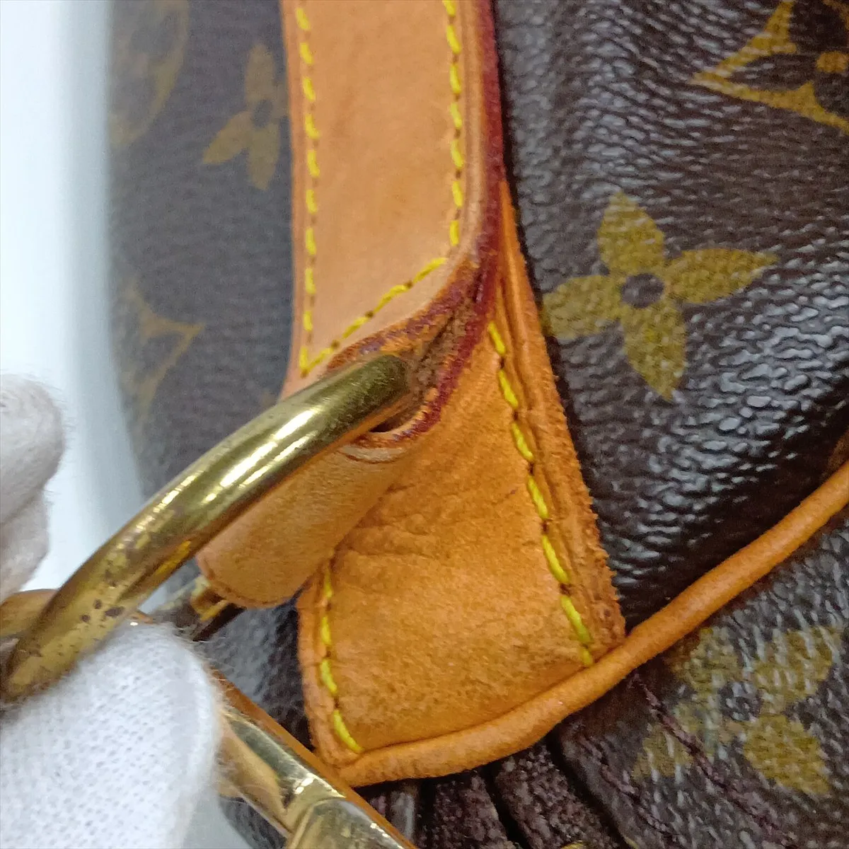 Monogram Keepall Bandoulière 60 M41412 FL0080 Brown — view 12