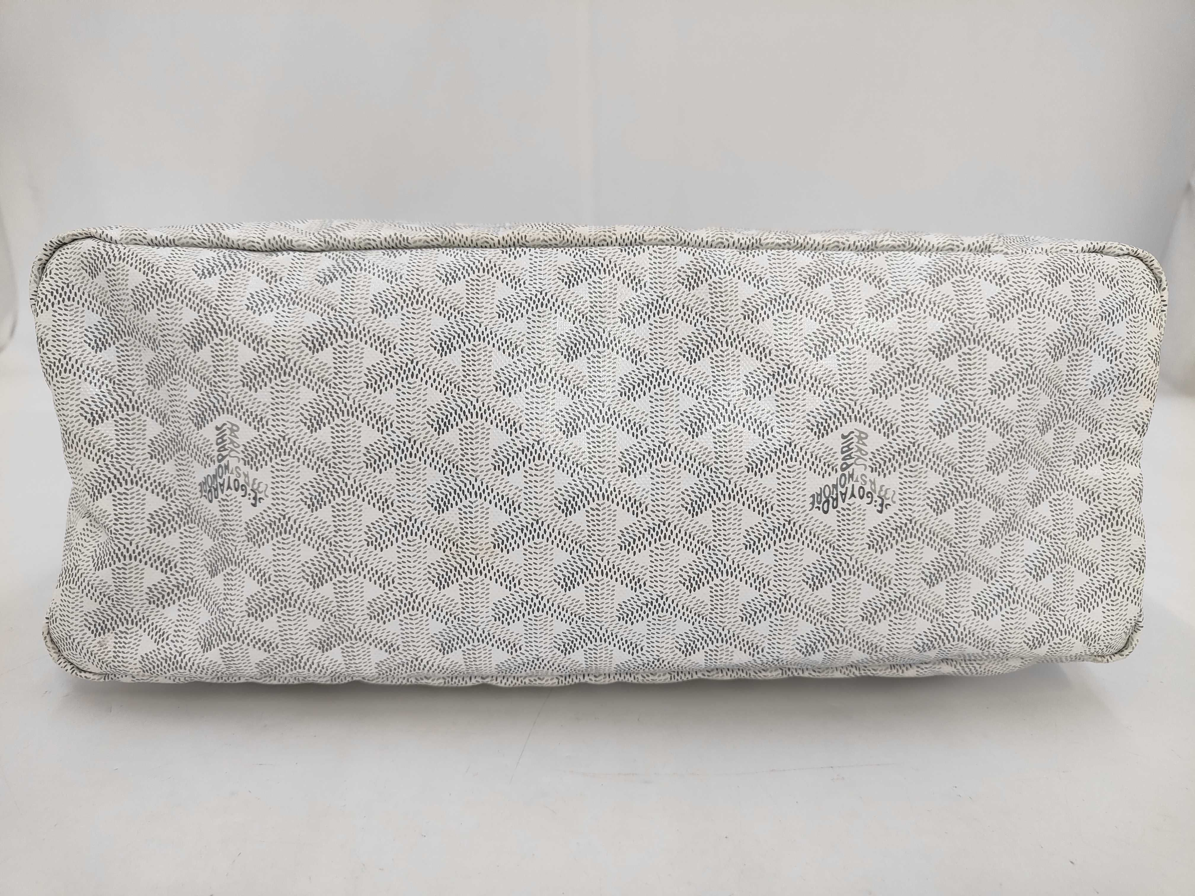 Bohème PVC x Leather White Shoulder Bag — view 4