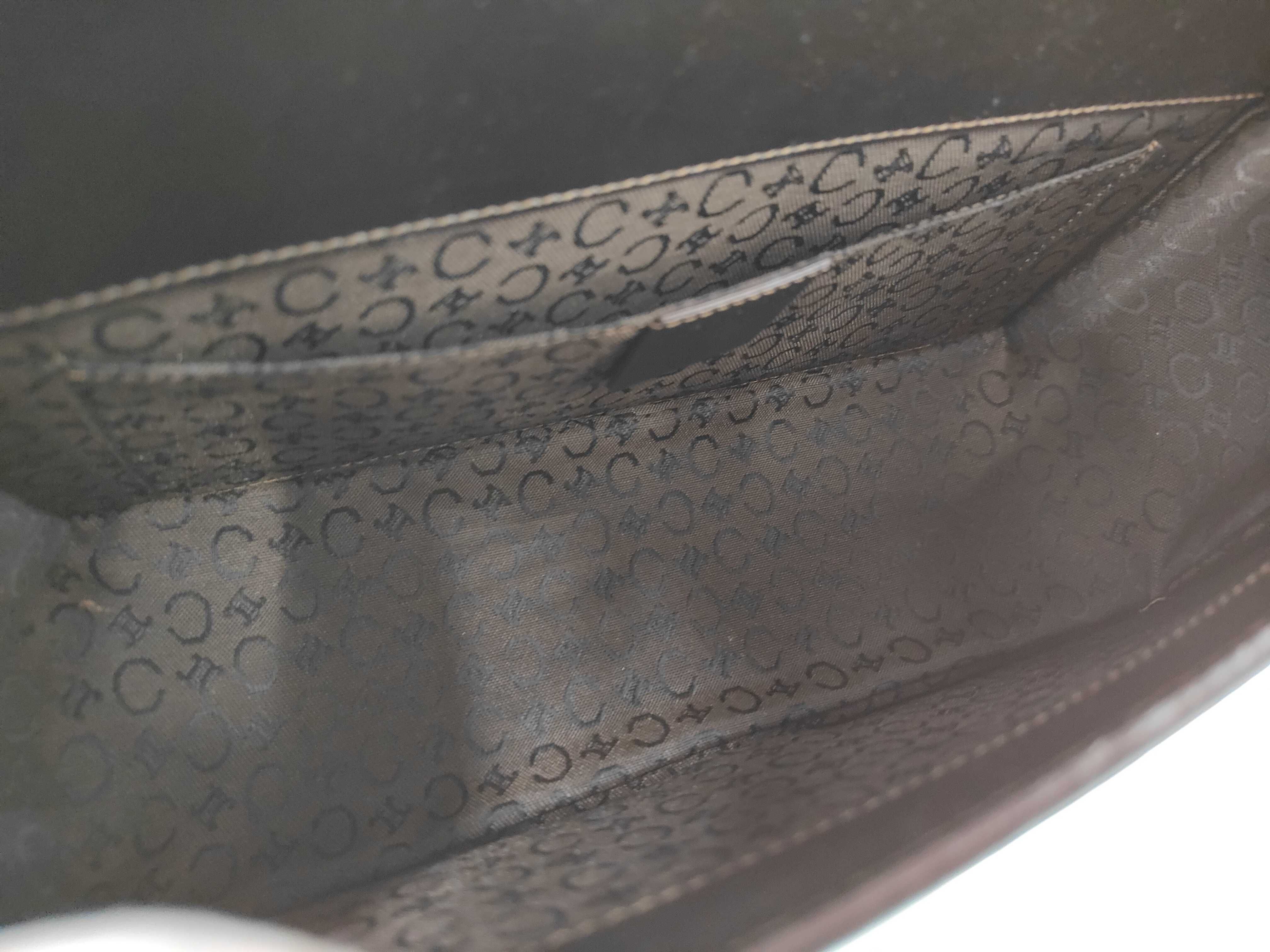 Triomphe leather shoulder bag — view 9