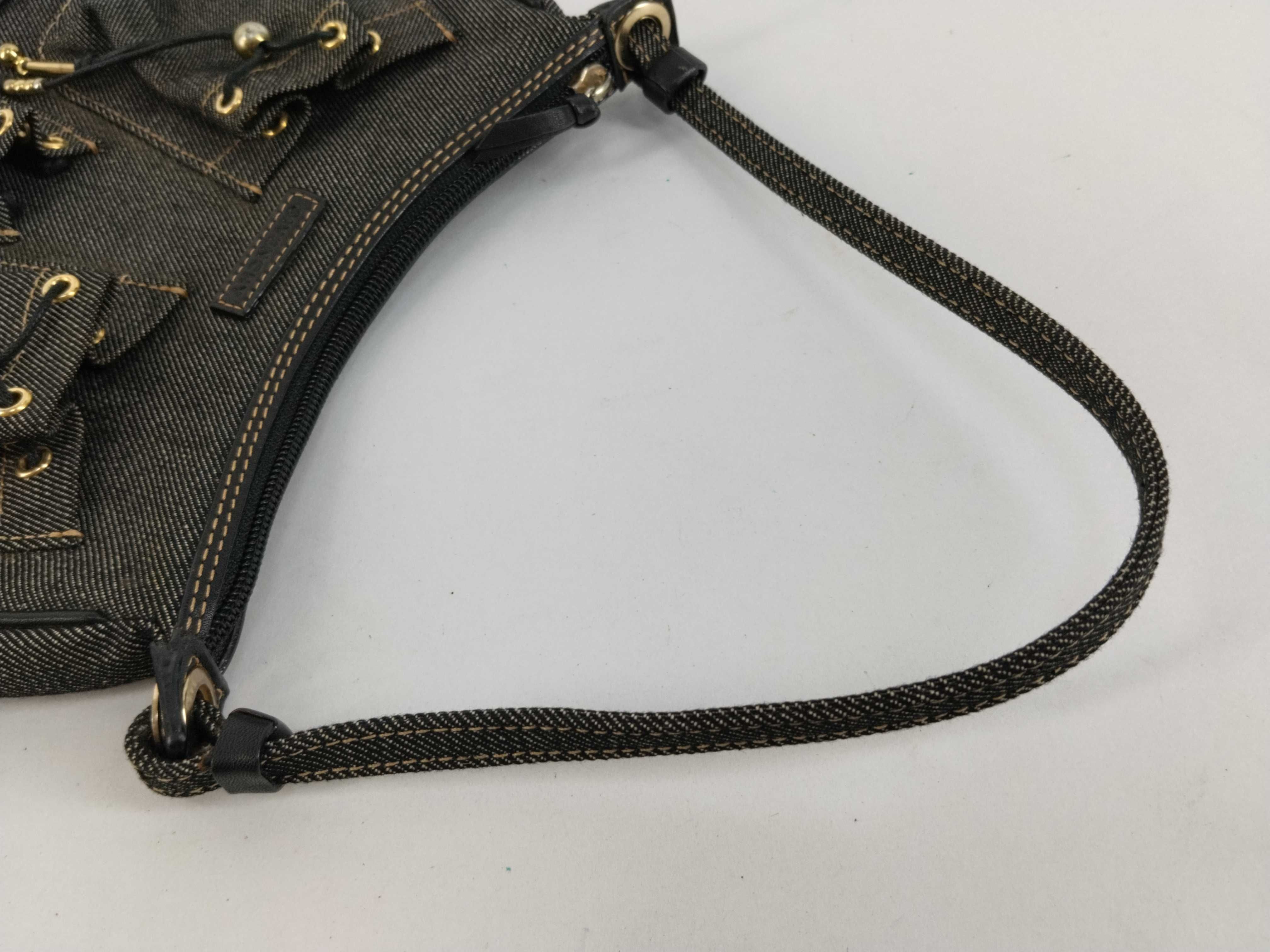denim mini handbag — view 3