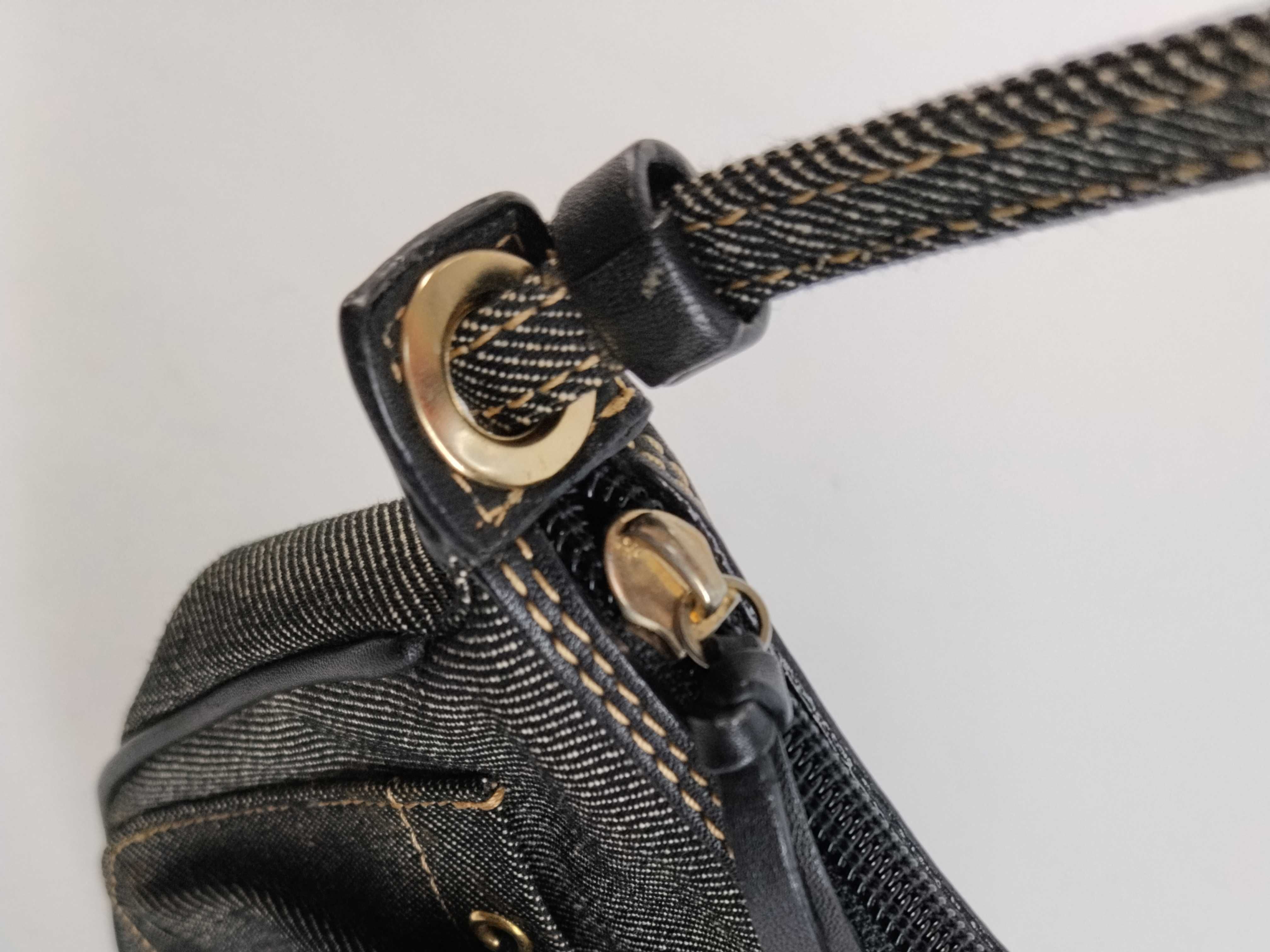 denim mini handbag — view 8