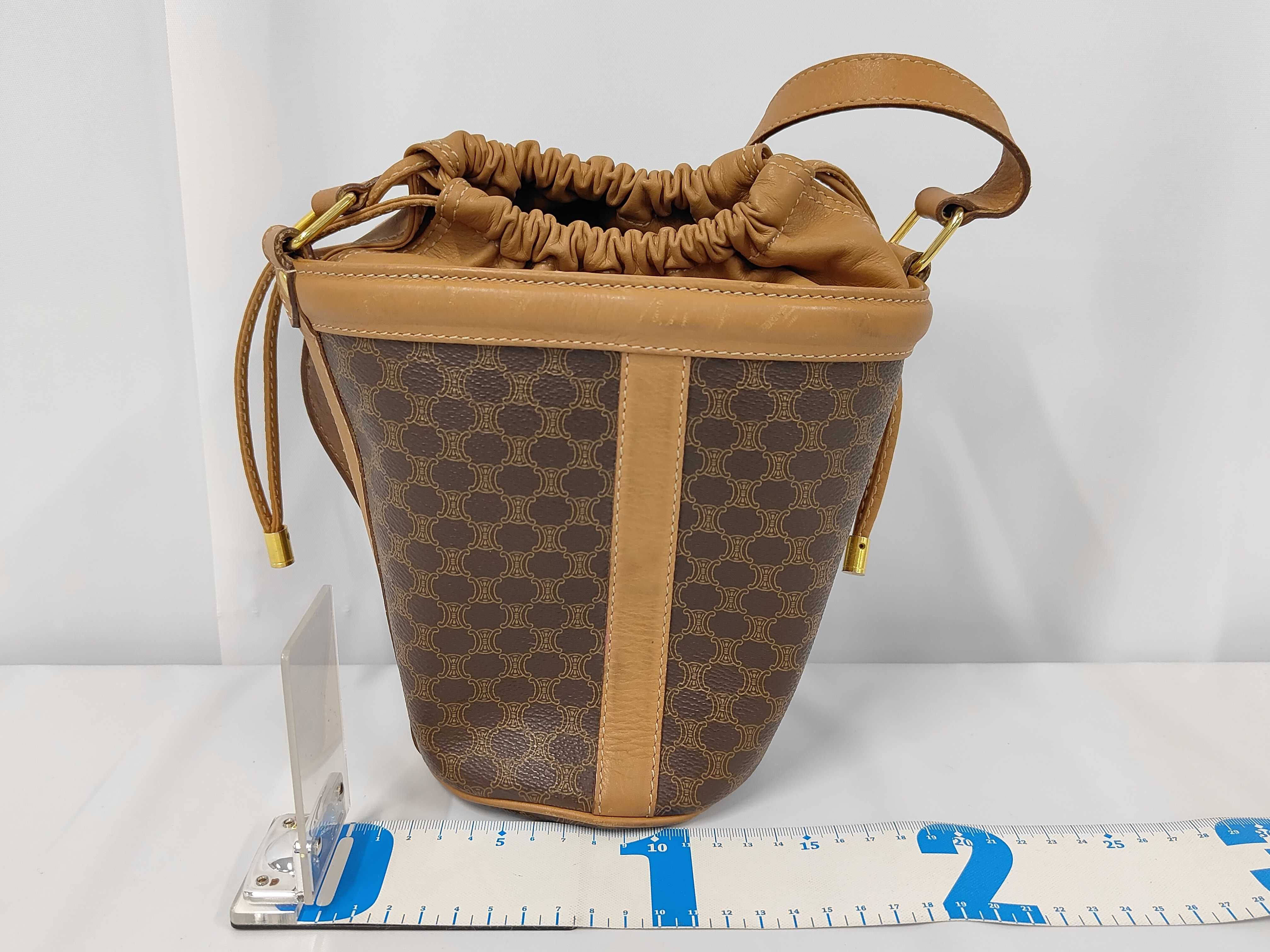 Macadam pattern drawstring mini shoulder bag — view 2