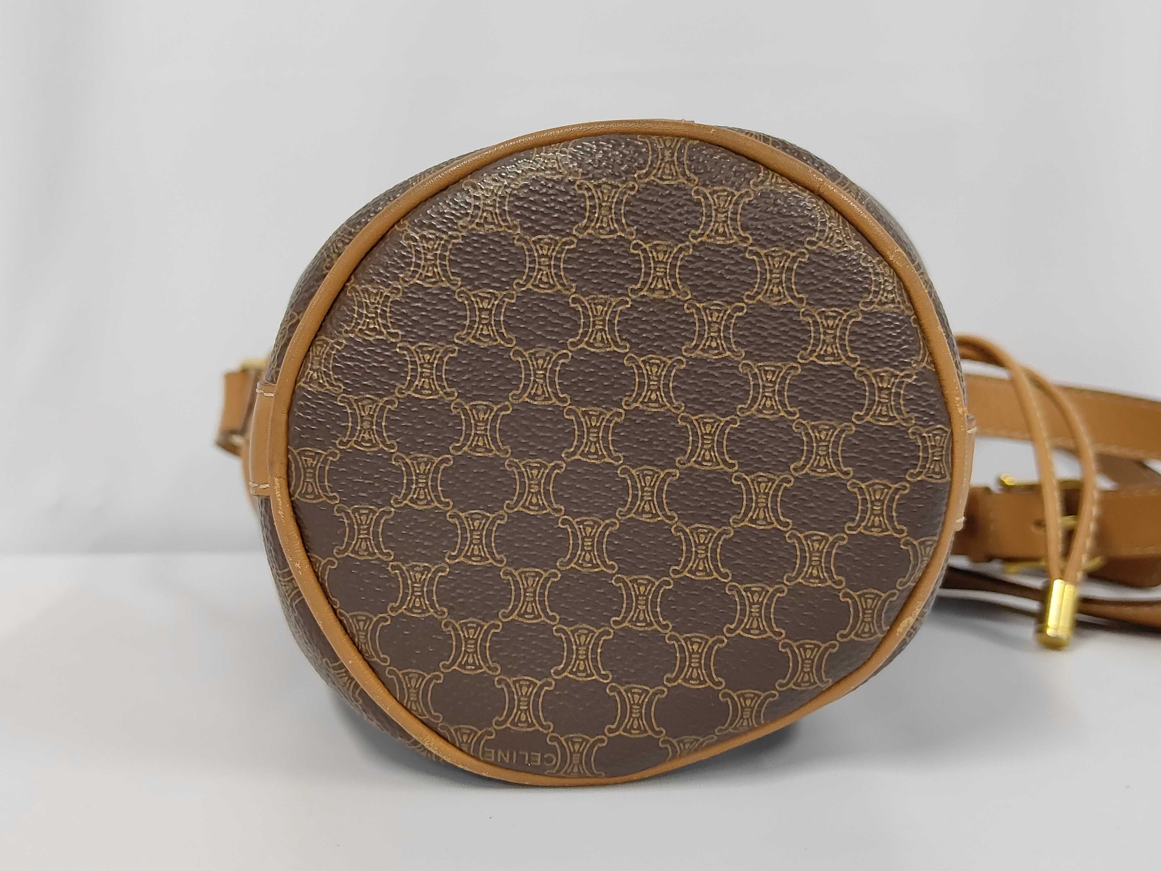 Macadam pattern drawstring mini shoulder bag — view 7