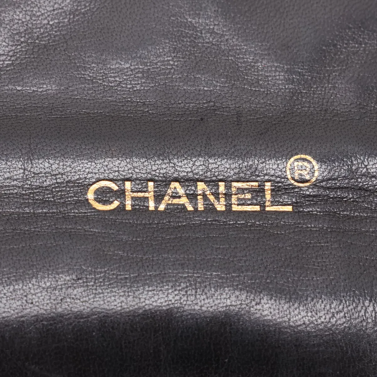 Matelassé Lambskin Single Flap Single Chain Bag, Black with Gold Hardware, 0377027 (Serial Number in the 0s) — view 9