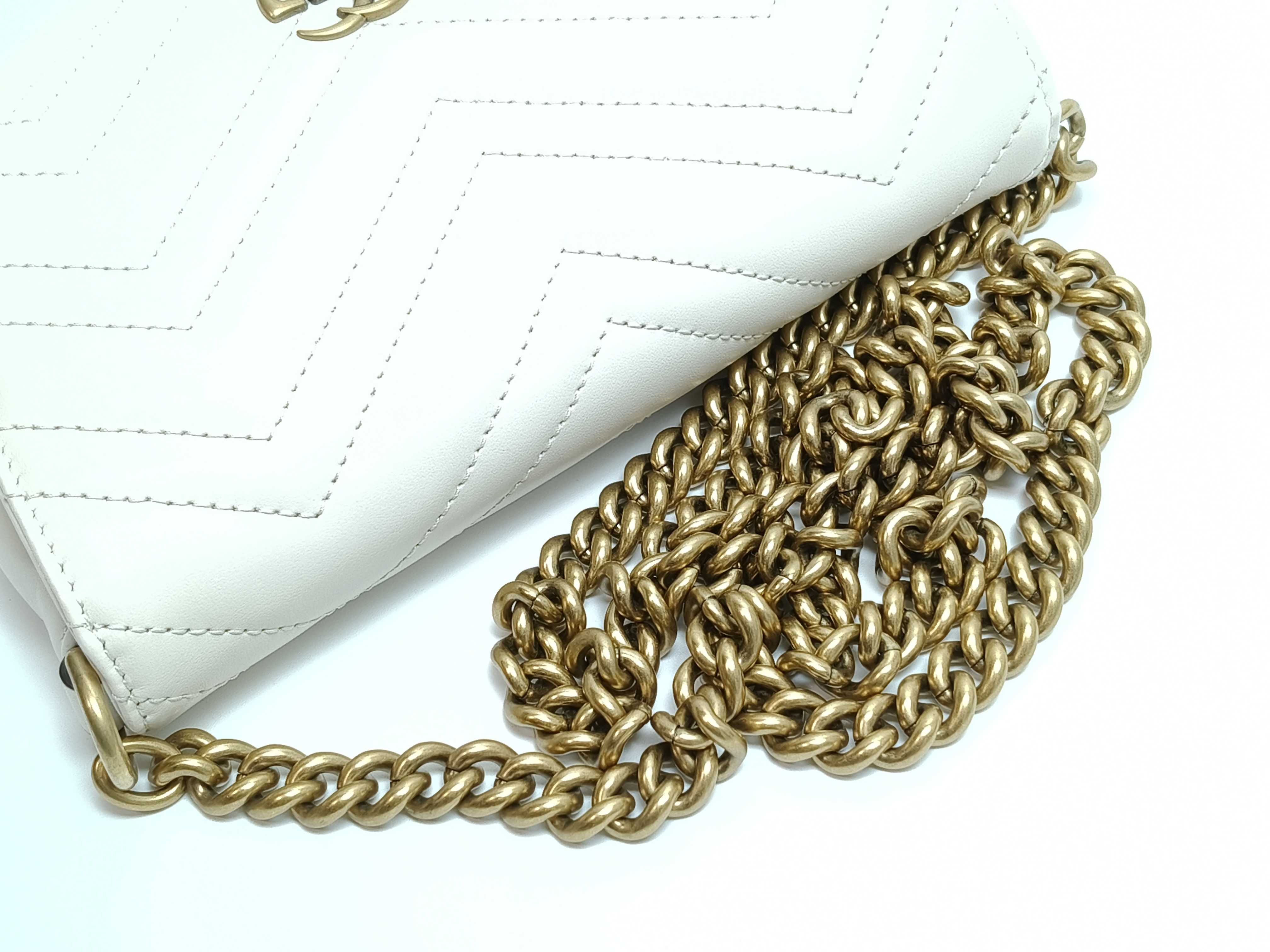 Marmont Chain Shoulder Bag, Black, 746431 (Shoulder Bag) — view 3