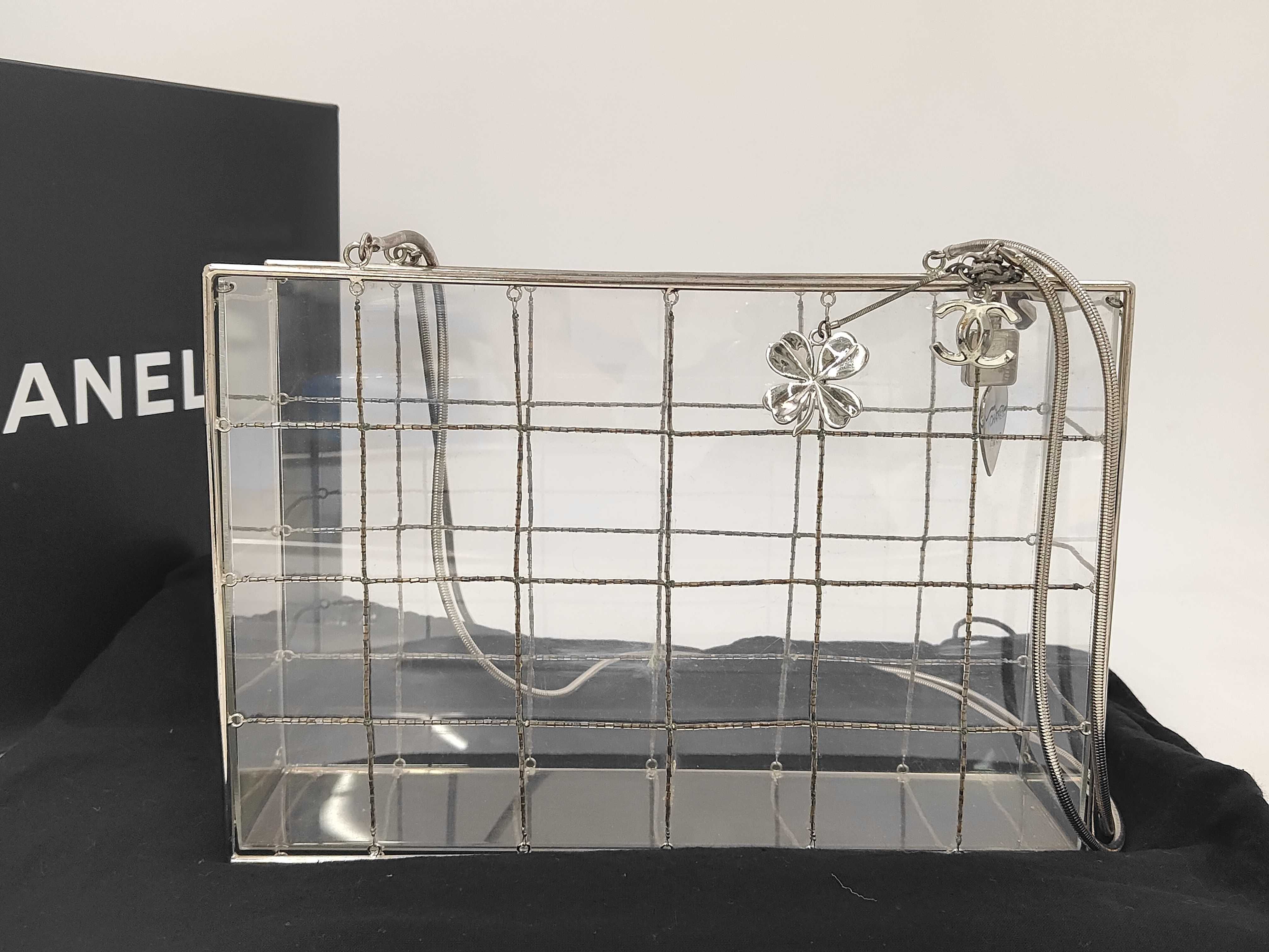 Clear Chain Tote Bag (Reusable Shoulder Bag)