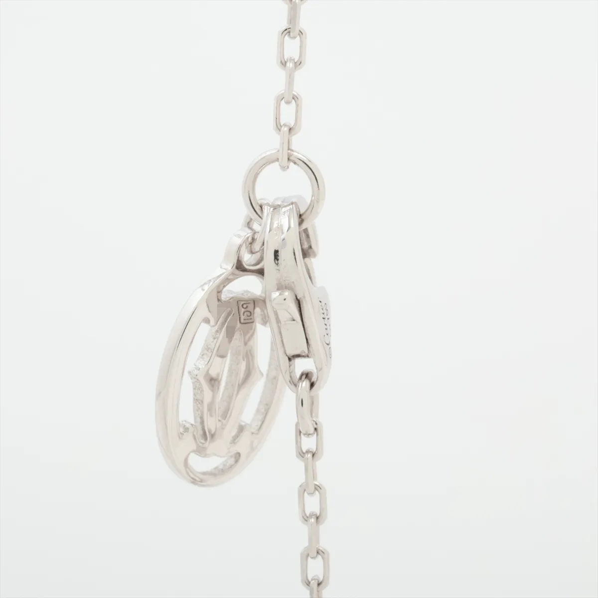 Damour LM Diamond Necklace, 750 (WG), 3.3g, JTH901 CRB7215400 — view 3
