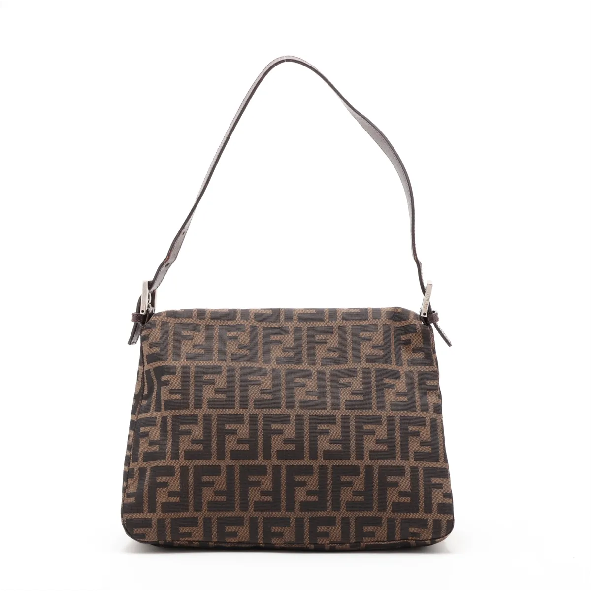 Zucca Mamma Bucket 26325 Canvas x Leather Shoulder Bag Brown — view 2