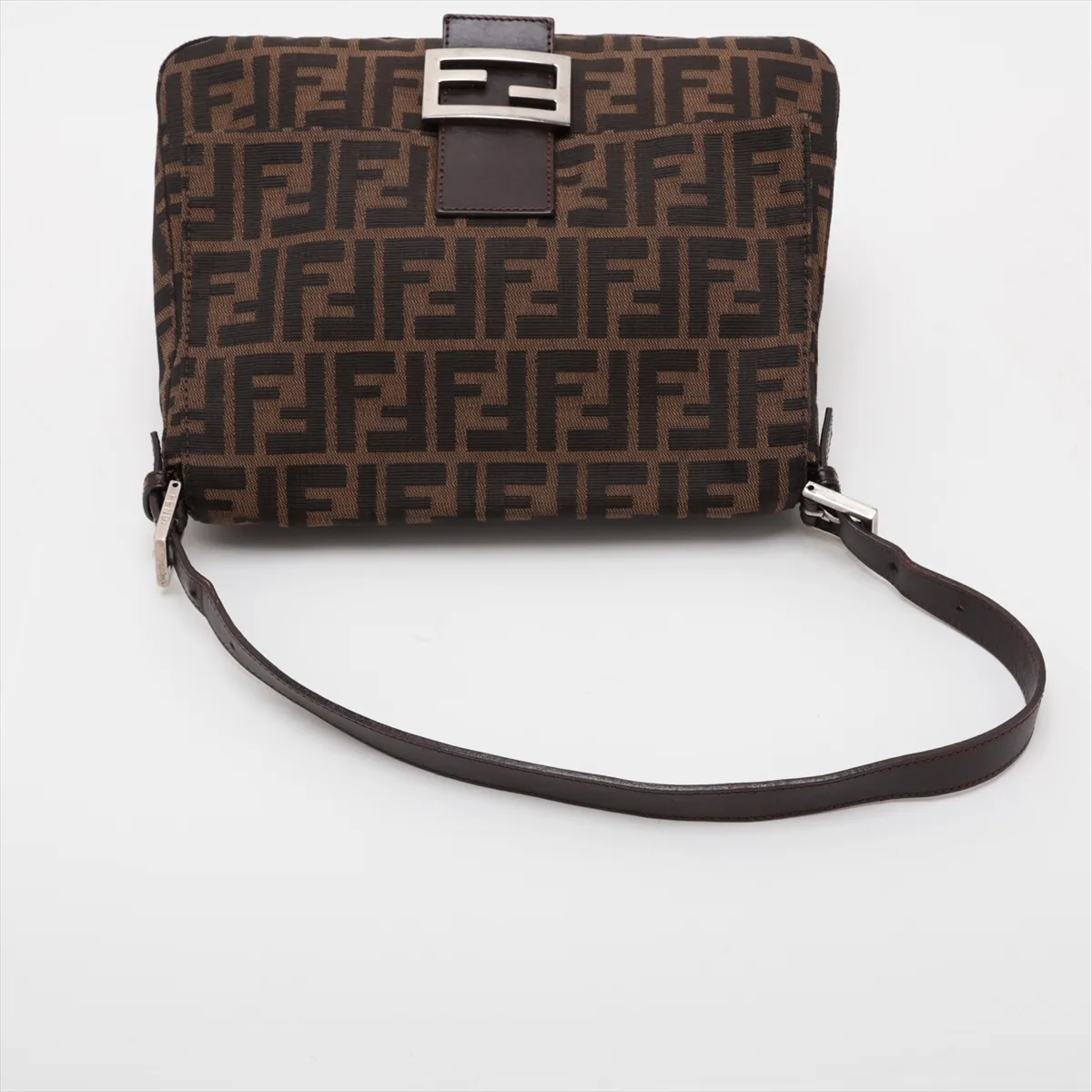 Zucca Mamma Bucket 26325 Canvas x Leather Shoulder Bag Brown — view 5