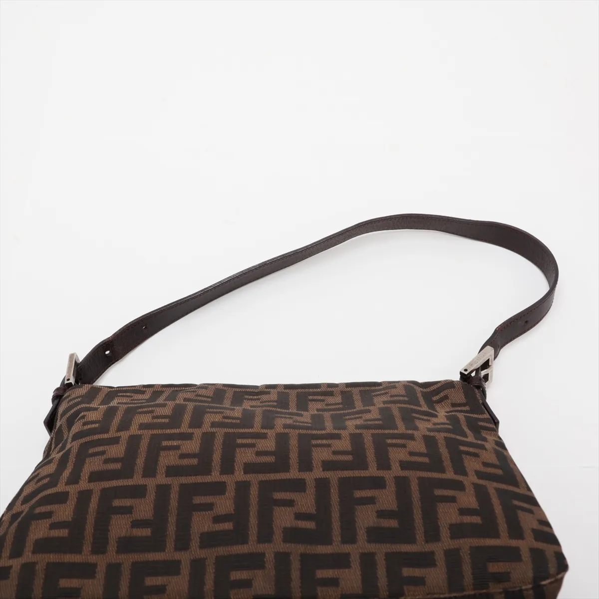 Zucca Mamma Bucket 26325 Canvas x Leather Shoulder Bag Brown — view 6