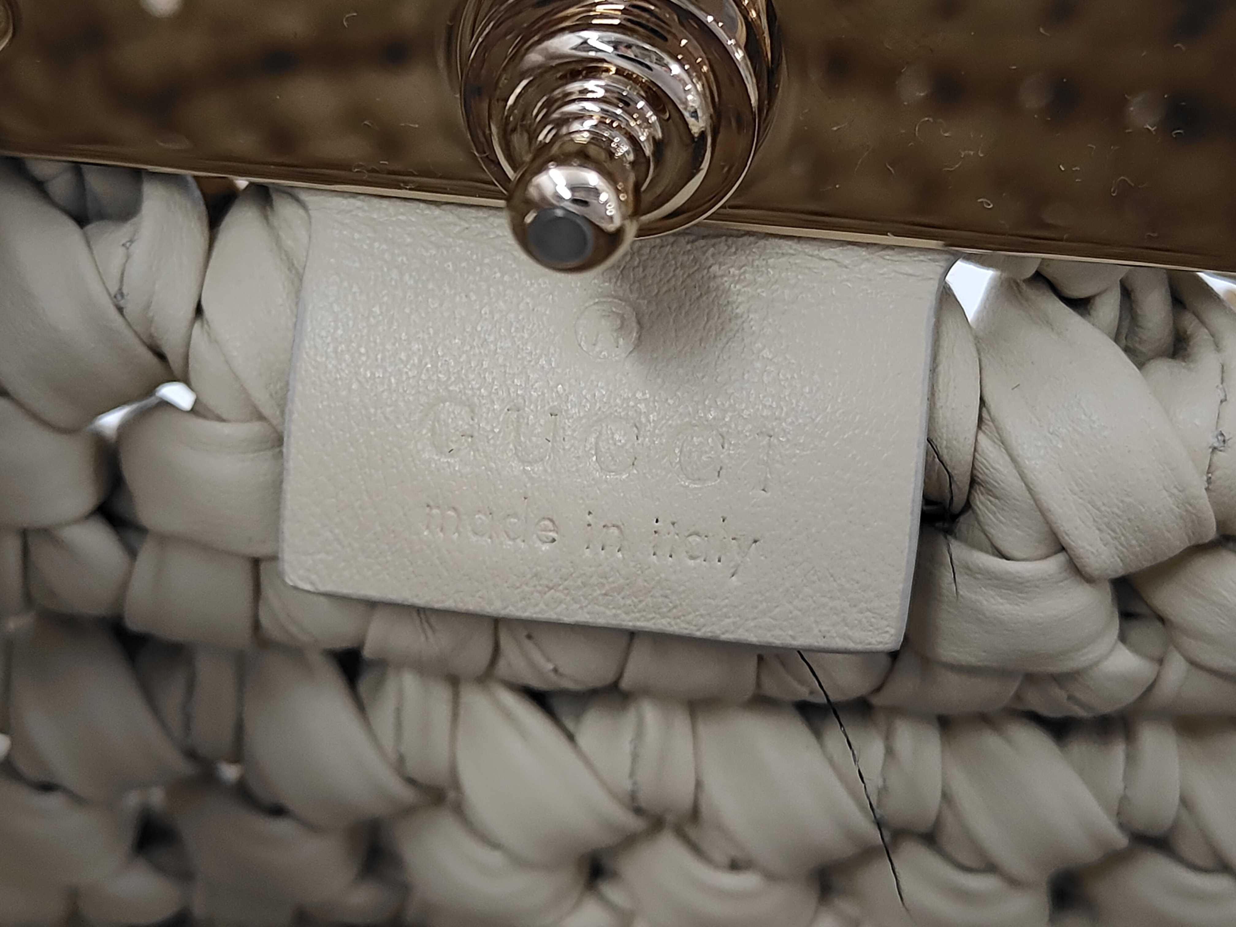 Marmont Leather Braided Handbag — view 10