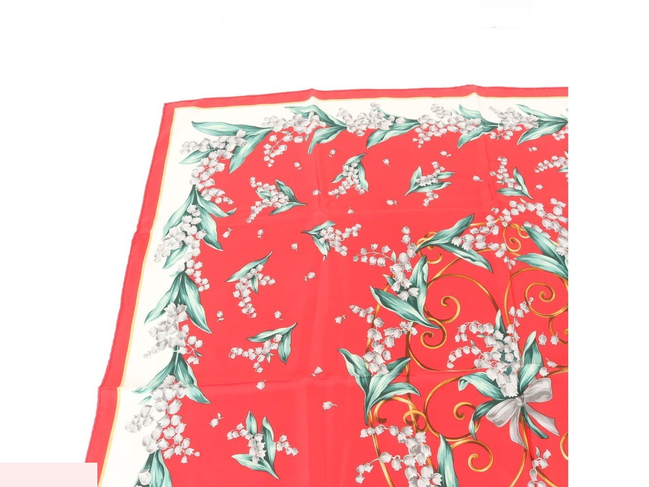 100% Silk Scarf with Tag — view 2
