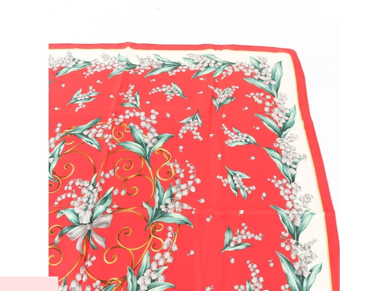 100% Silk Scarf with Tag — view 3