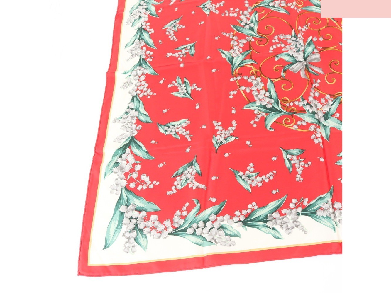 100% Silk Scarf with Tag — view 4