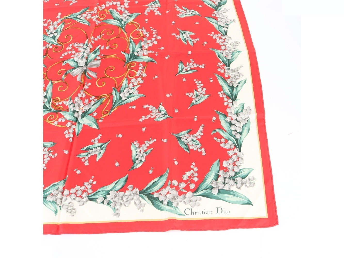 100% Silk Scarf with Tag — view 5