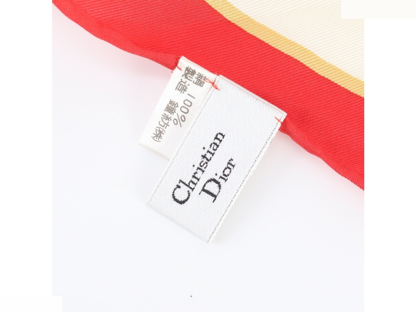 100% Silk Scarf with Tag — view 6