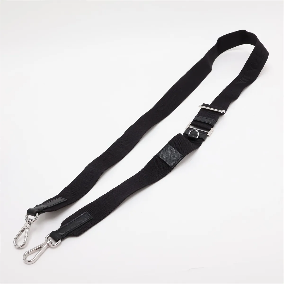 Tessuto Nylon Shoulder Bag, Black — view 5