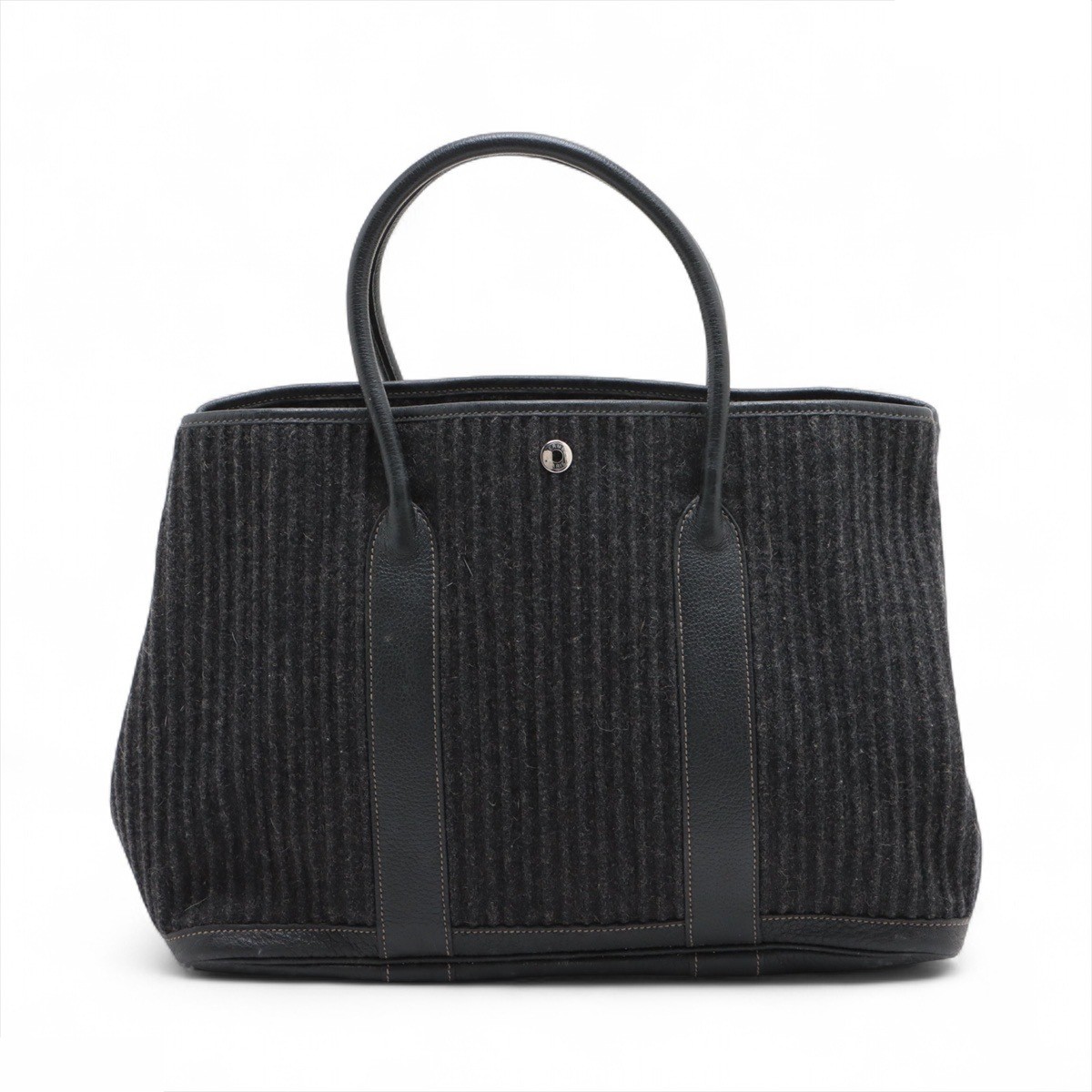 Garden Party 36 PM Felt x Negonda Black Silver Hardware J — view 2
