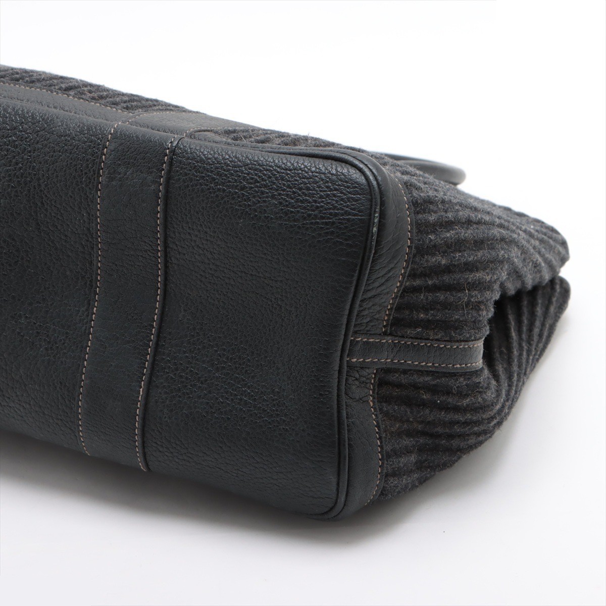 Garden Party 36 PM Felt x Negonda Black Silver Hardware J — view 3