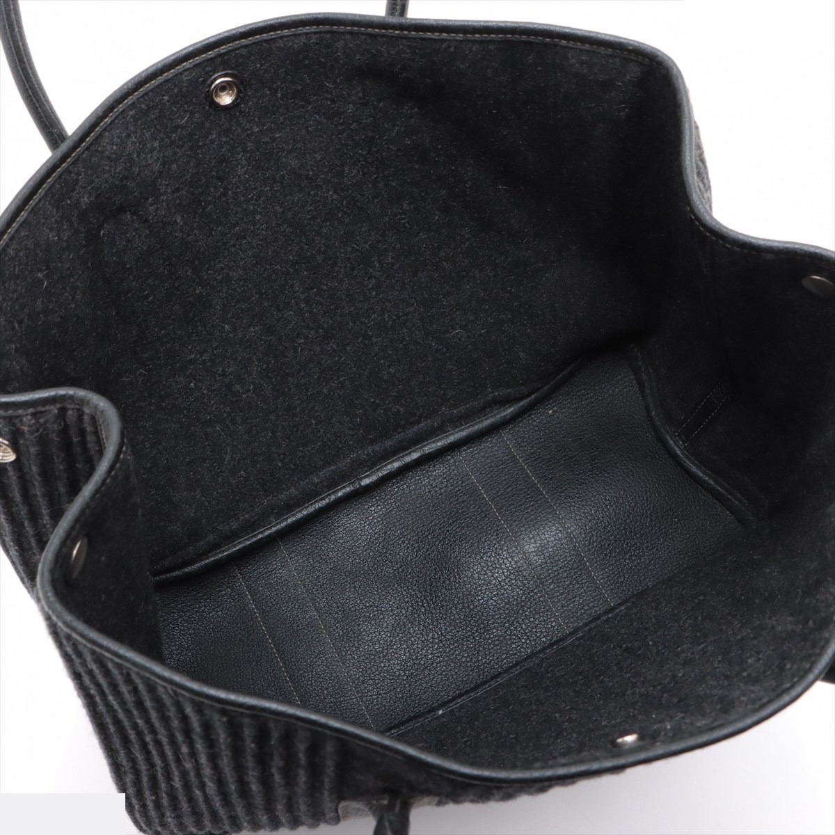 Garden Party 36 PM Felt x Negonda Black Silver Hardware J — view 7