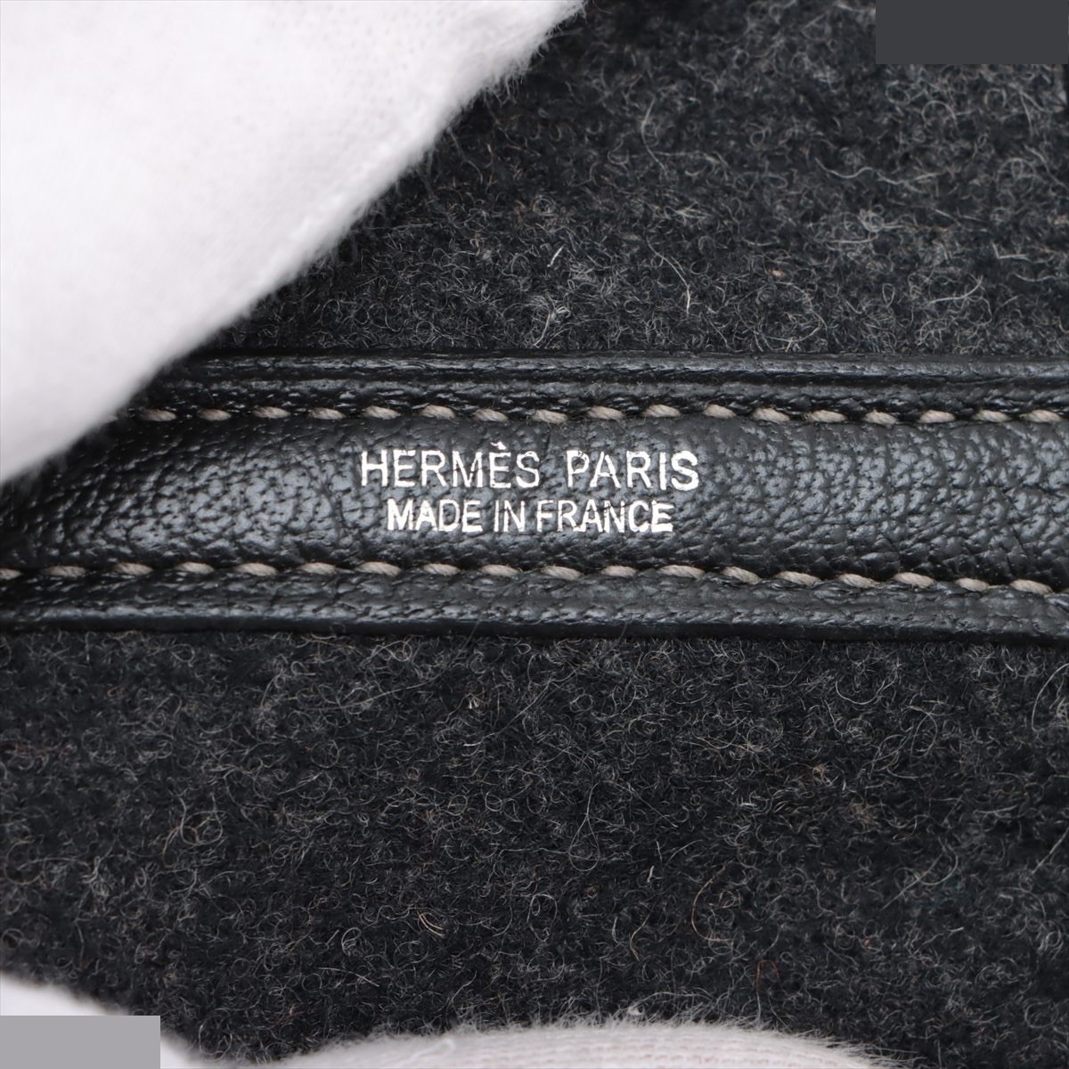 Garden Party 36 PM Felt x Negonda Black Silver Hardware J — view 8