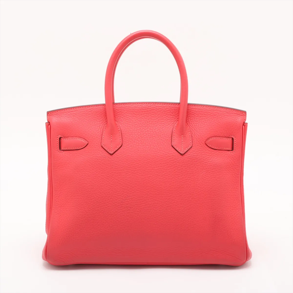 [Individually packaged] Hermes Birkin 30 Letournée Taurillon Clemence Rouge Pivoine Silver Hardware R: 2014 — view 2