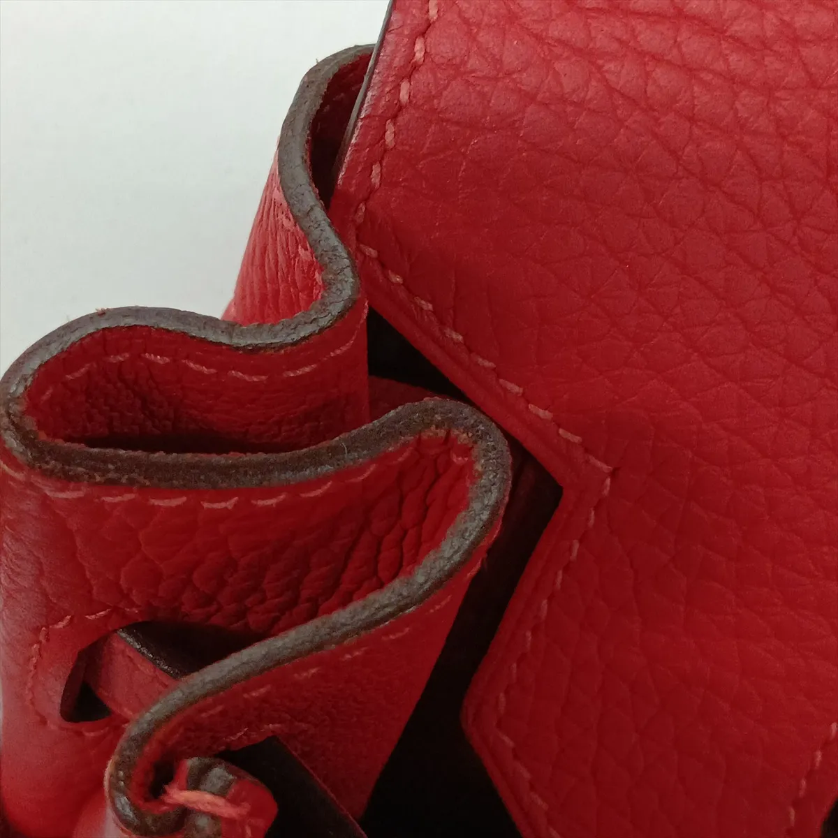 [Individually packaged] Hermes Birkin 30 Letournée Taurillon Clemence Rouge Pivoine Silver Hardware R: 2014 — view 14