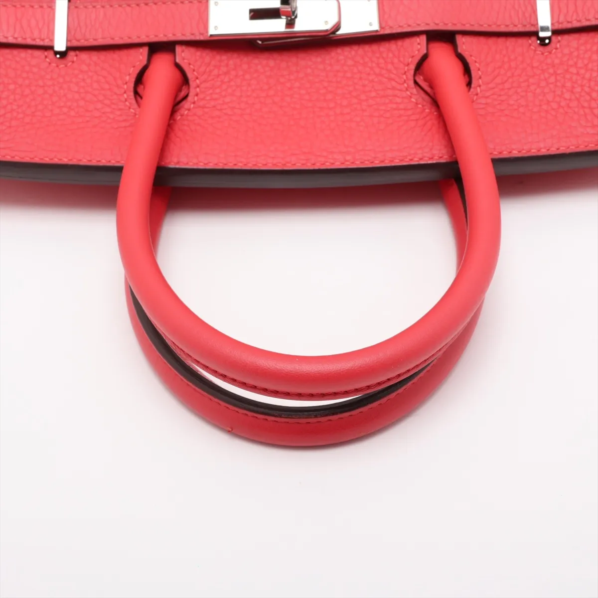 [Individually packaged] Hermes Birkin 30 Letournée Taurillon Clemence Rouge Pivoine Silver Hardware R: 2014 — view 5