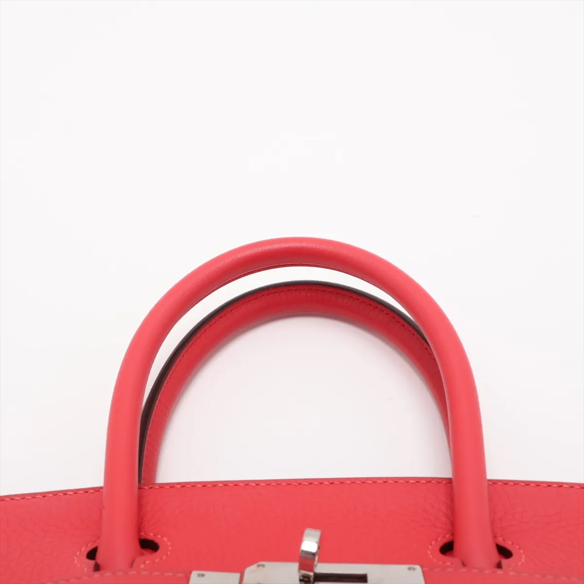 [Individually packaged] Hermes Birkin 30 Letournée Taurillon Clemence Rouge Pivoine Silver Hardware R: 2014 — view 6