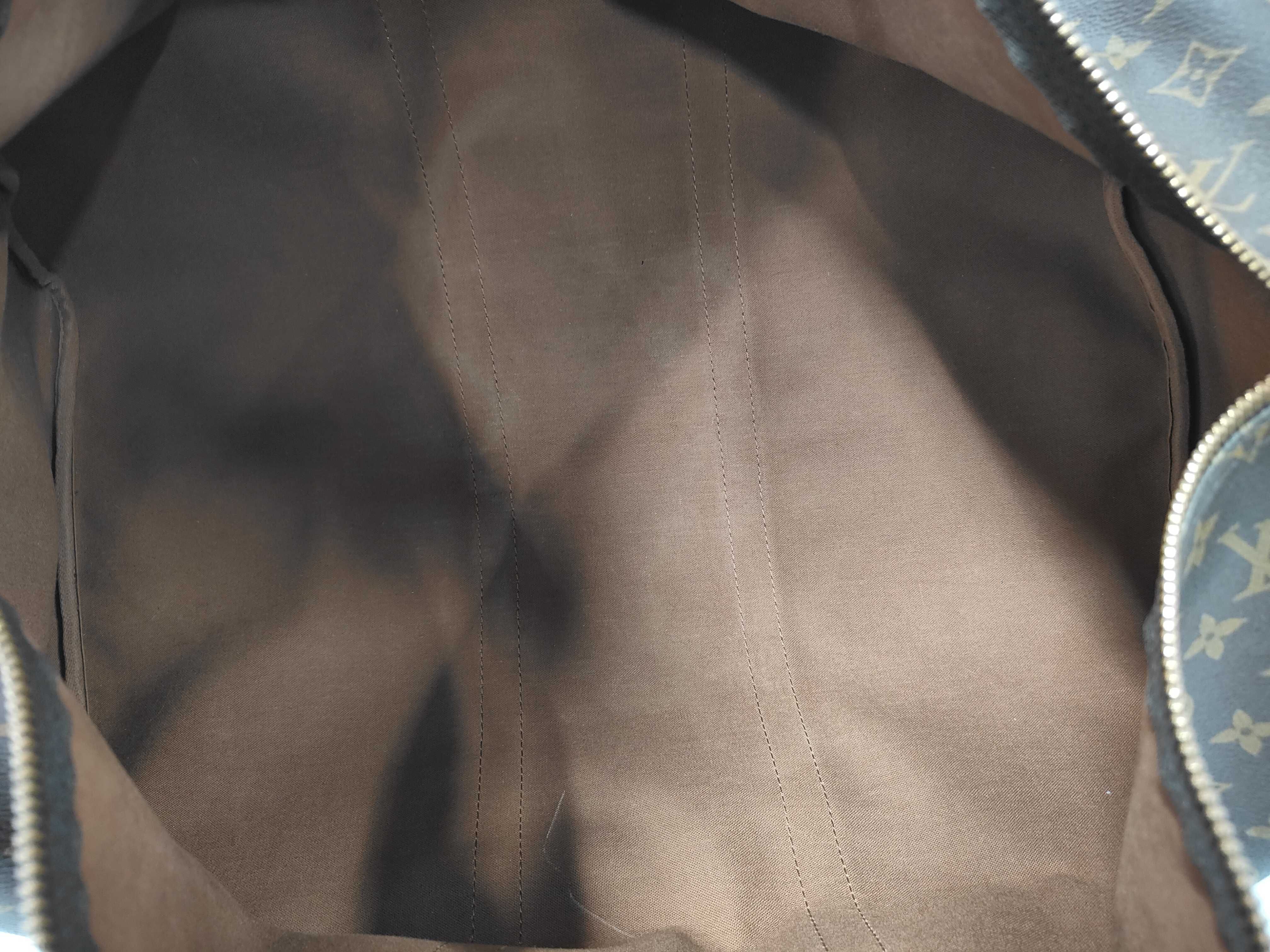 LV Louis Vuitton Monogram Keepall 55 Boston Bag — view 9