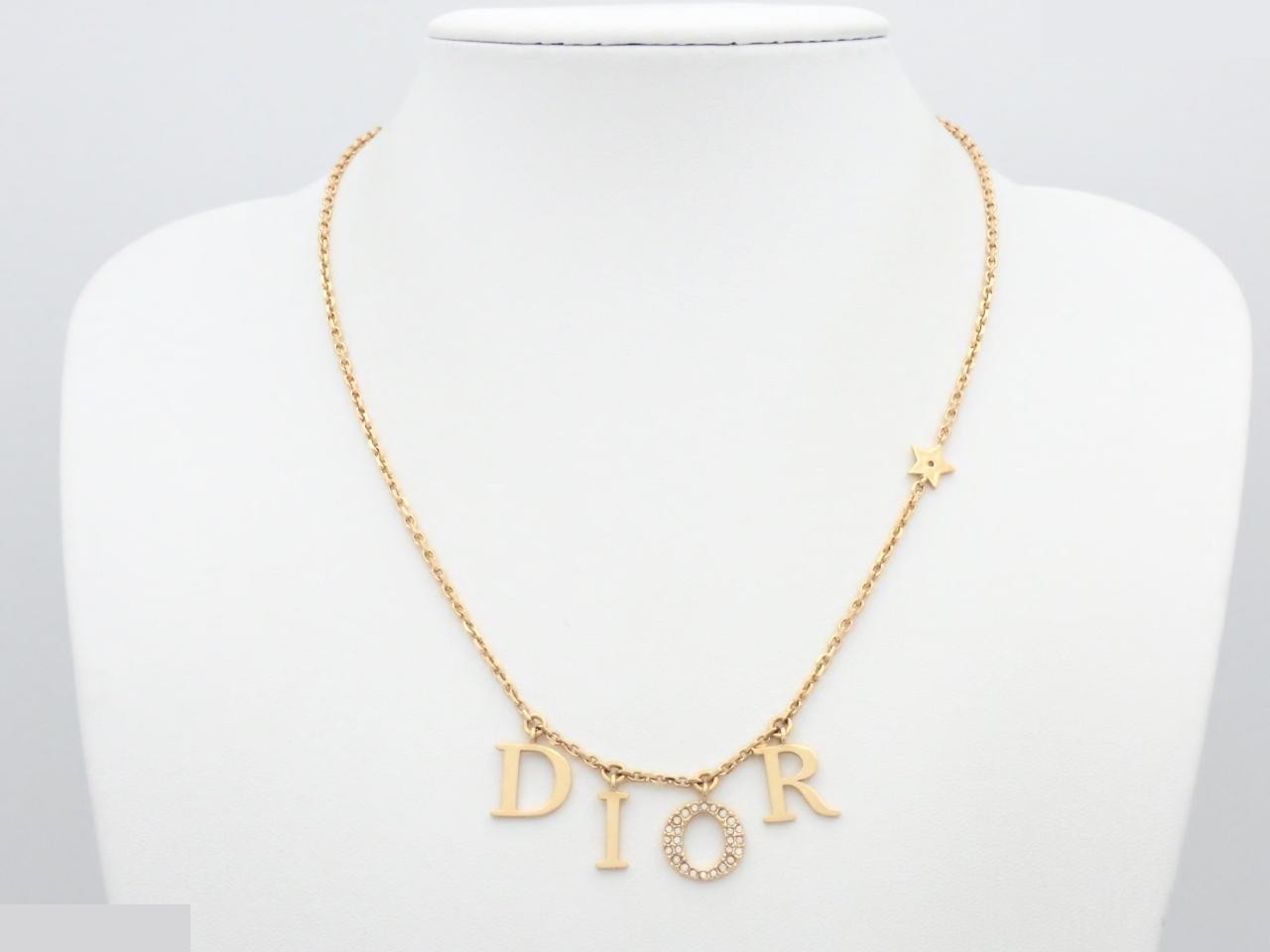 Diore Revolution rhinestone necklace, chain approximately 42cm — view 3
