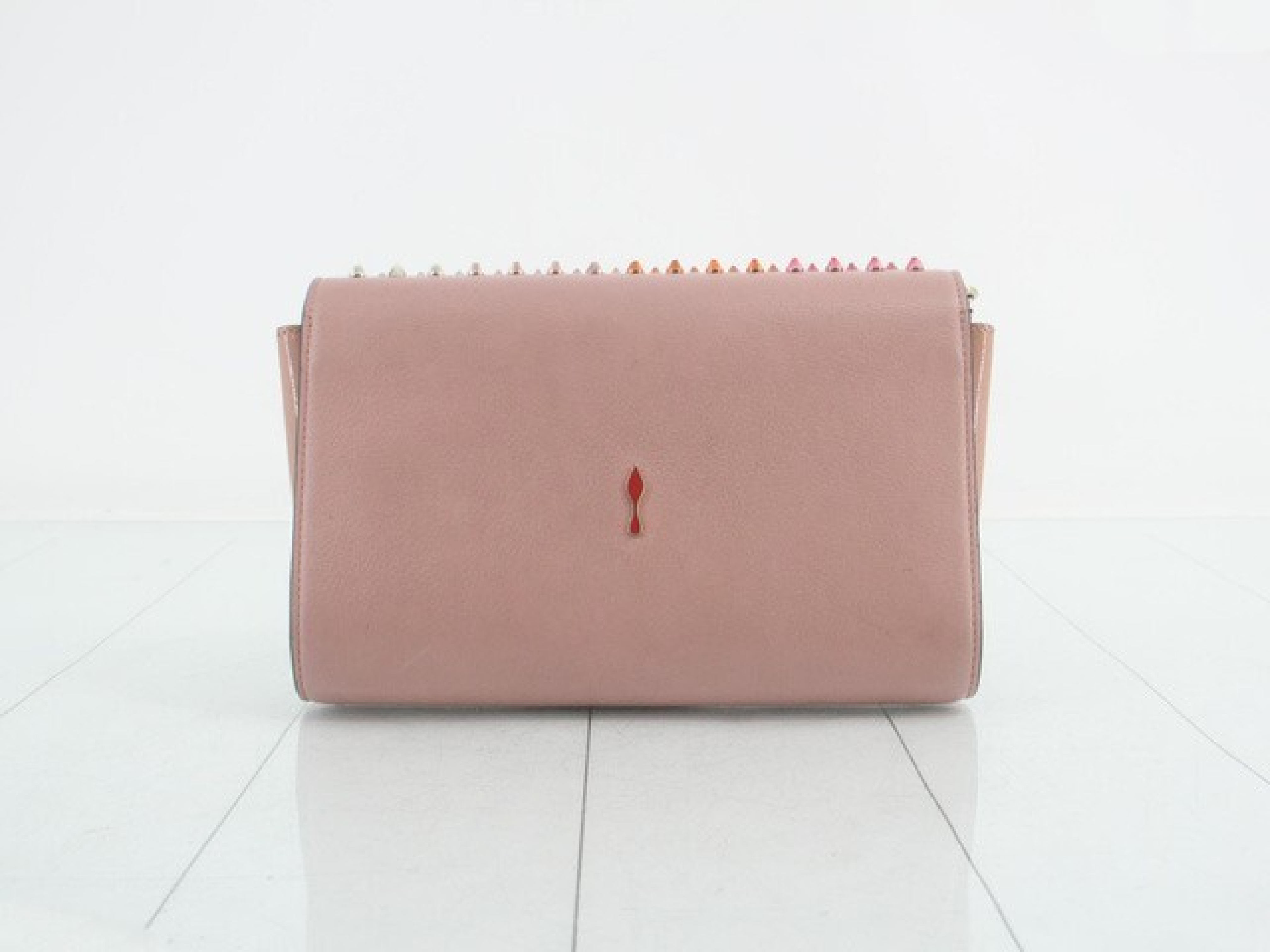 Calfskin Chain Shoulder Bag — view 3