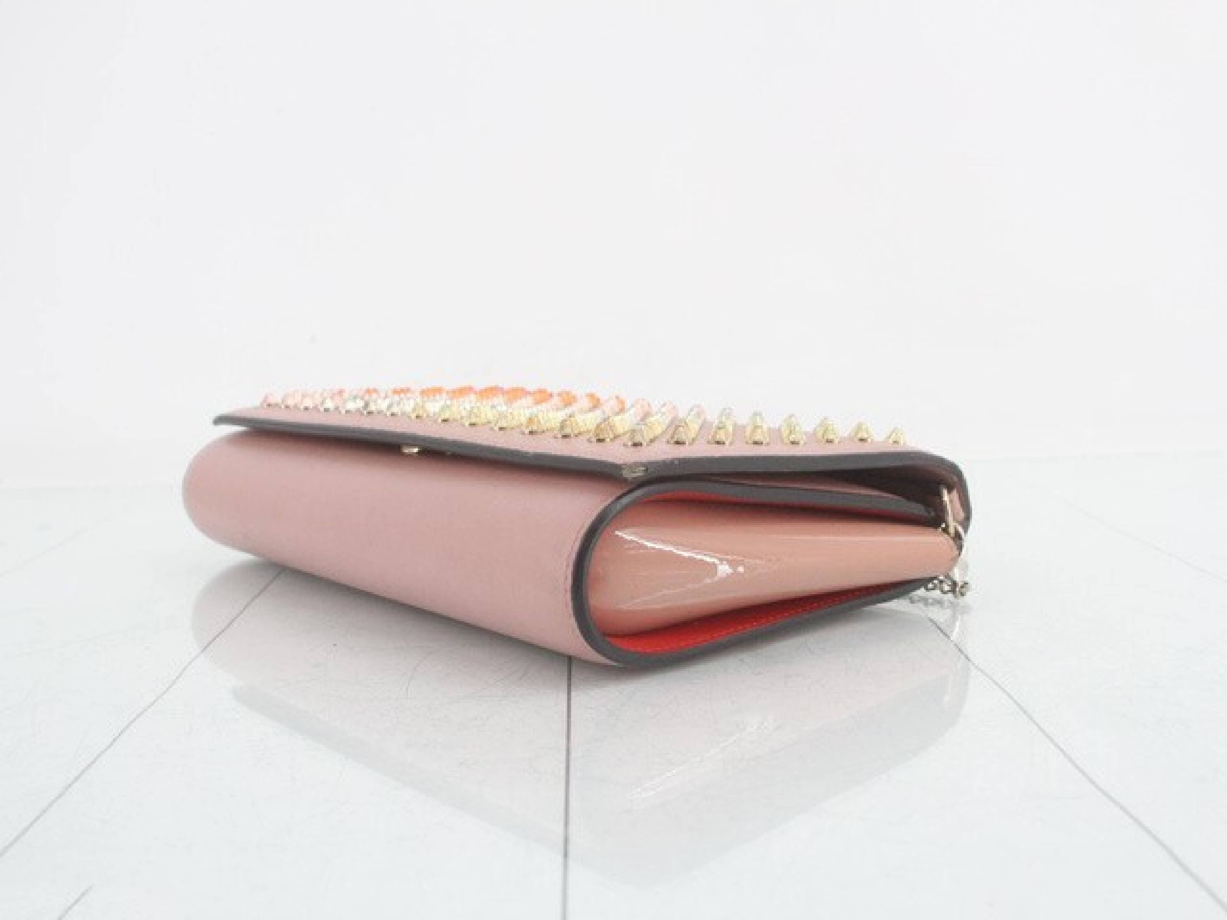 Calfskin Chain Shoulder Bag — view 5