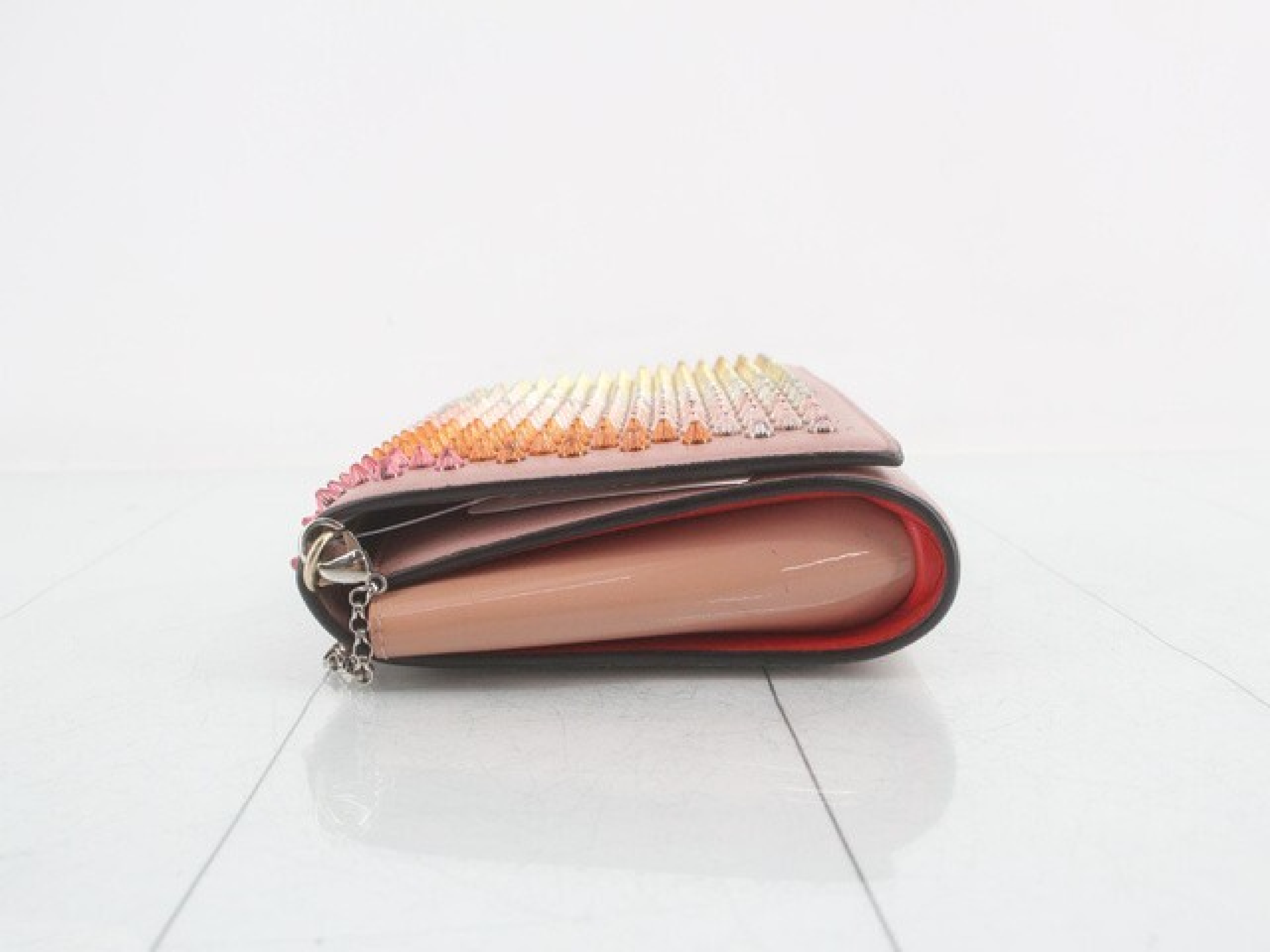 Calfskin Chain Shoulder Bag — view 7