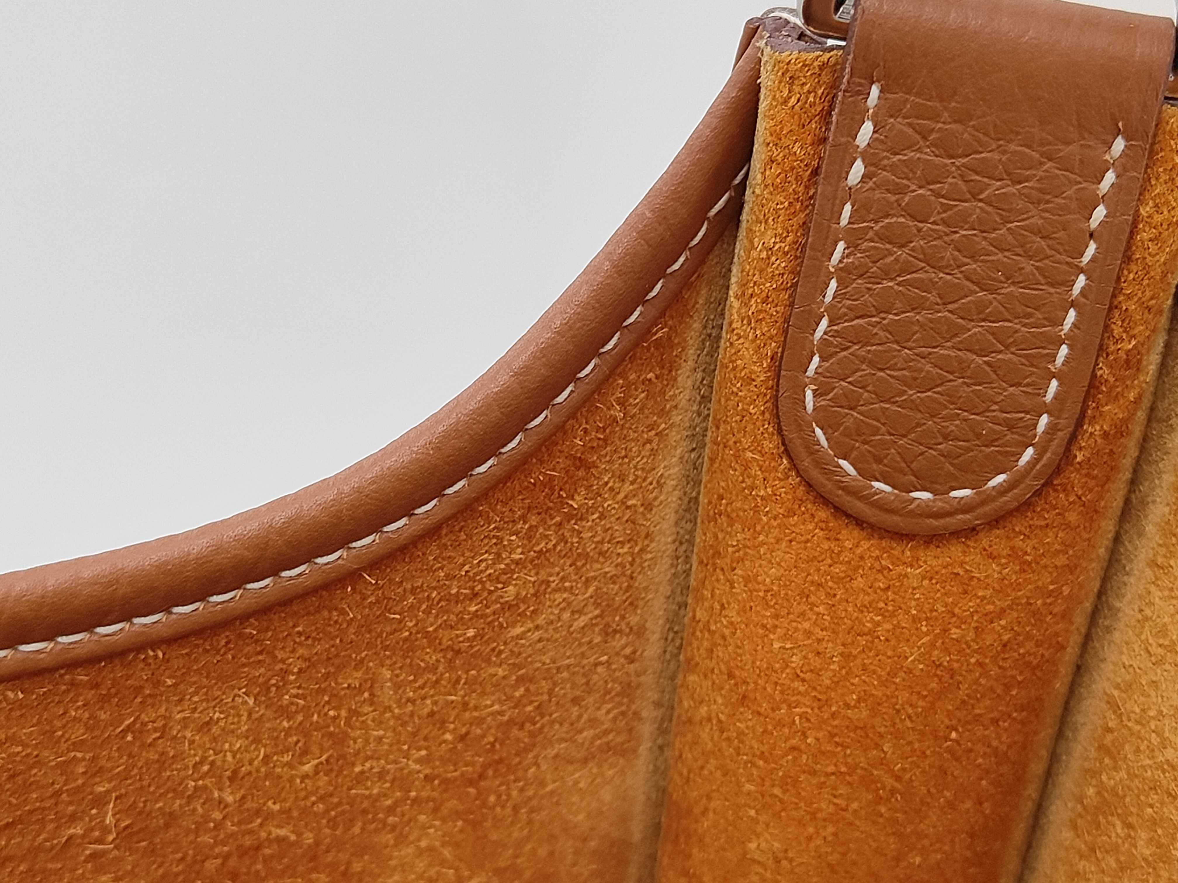Evelyne 3 29 PM Taurillon Clemence Gold B Stamp Shoulder Bag — view 9