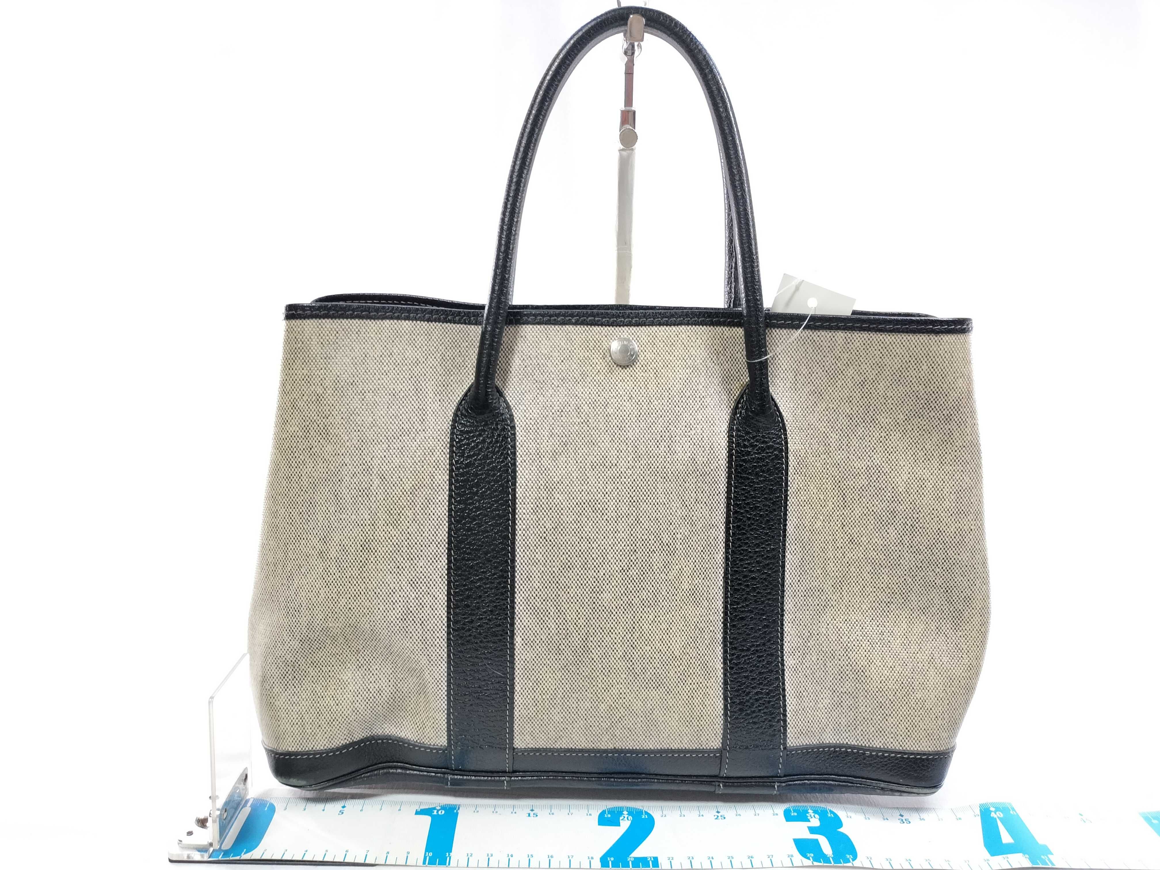 Garden Party D-stamp Toile Leather Handbag — view 2